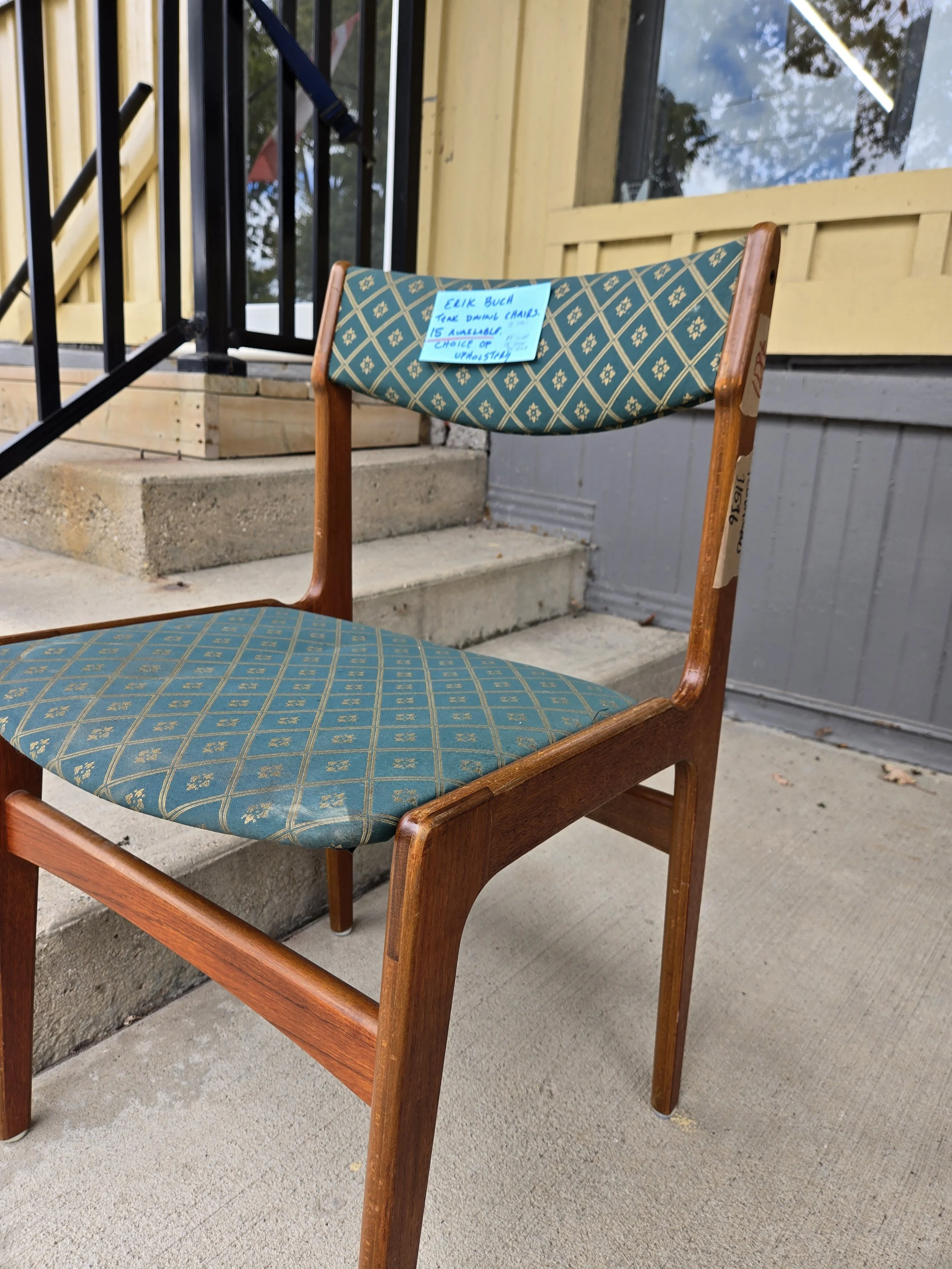 Erik Buch Vintage teak dining chairs