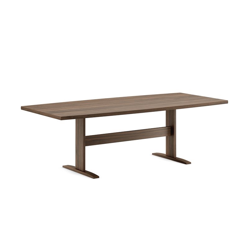 Canadian made teak Heidi elliptical table 42”/38”x 94” (3HEI4294)