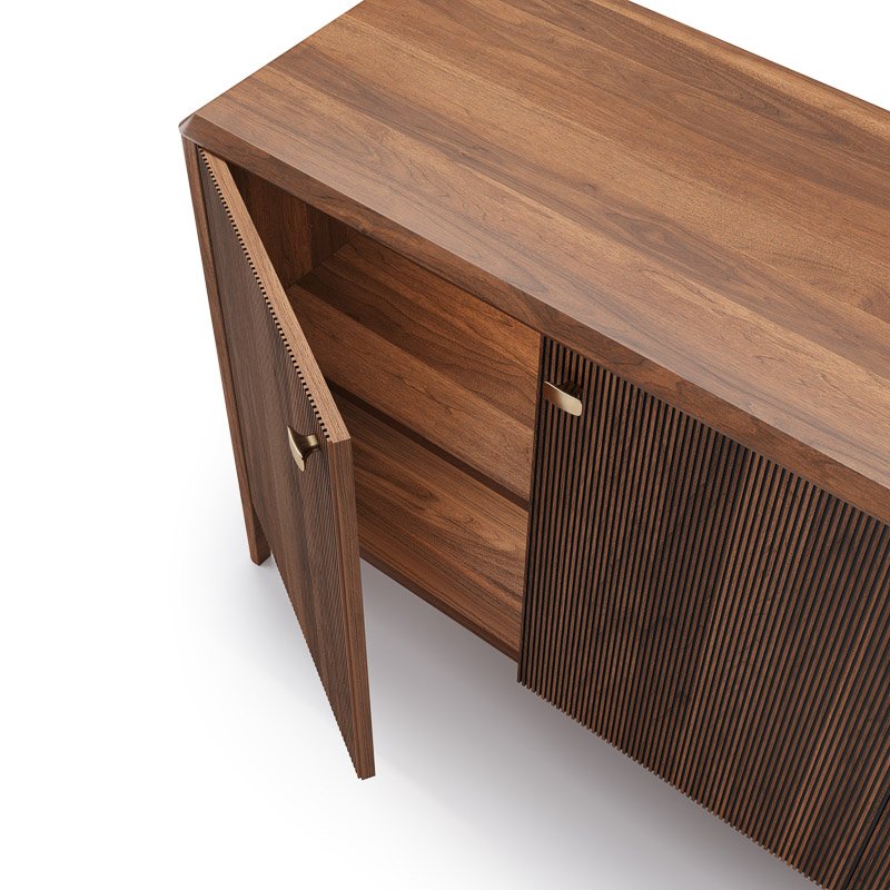 Lily walnut Canadian made Buffet / Media unit
