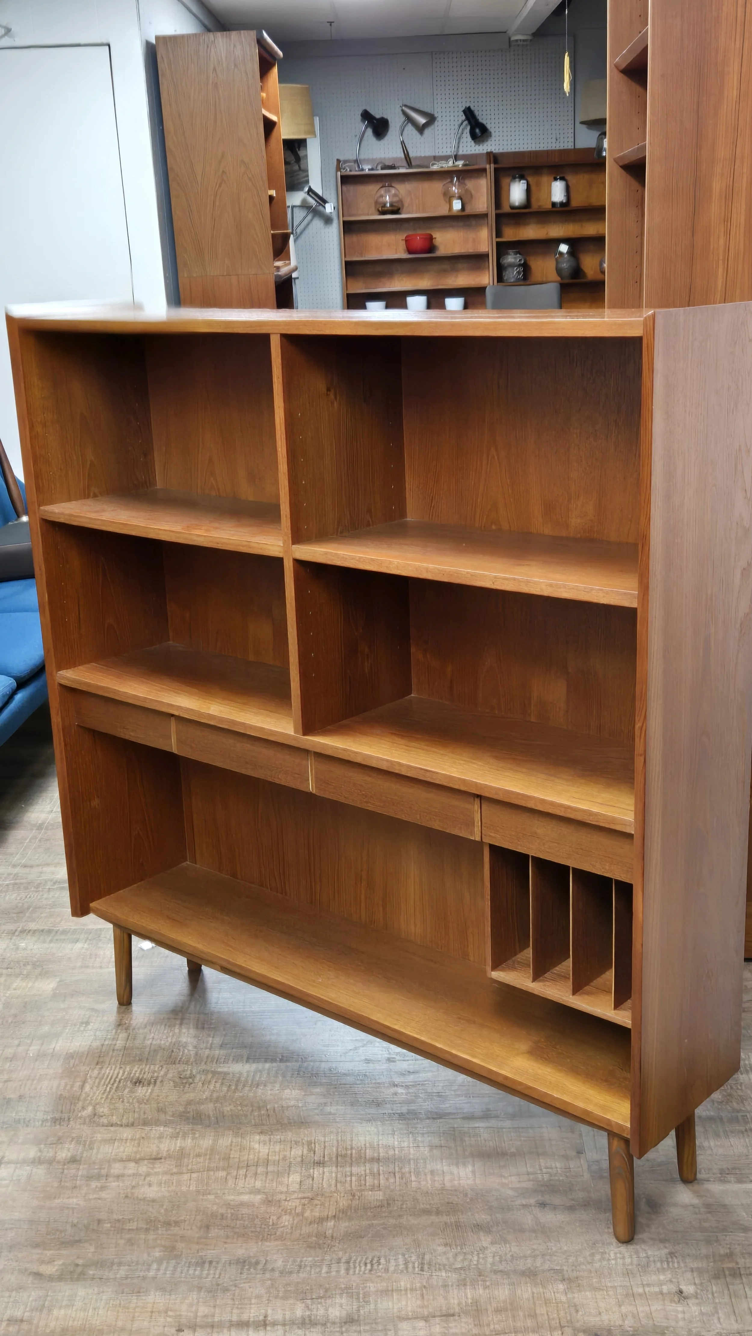 teak bookcase by Olholm Mobelfabrik