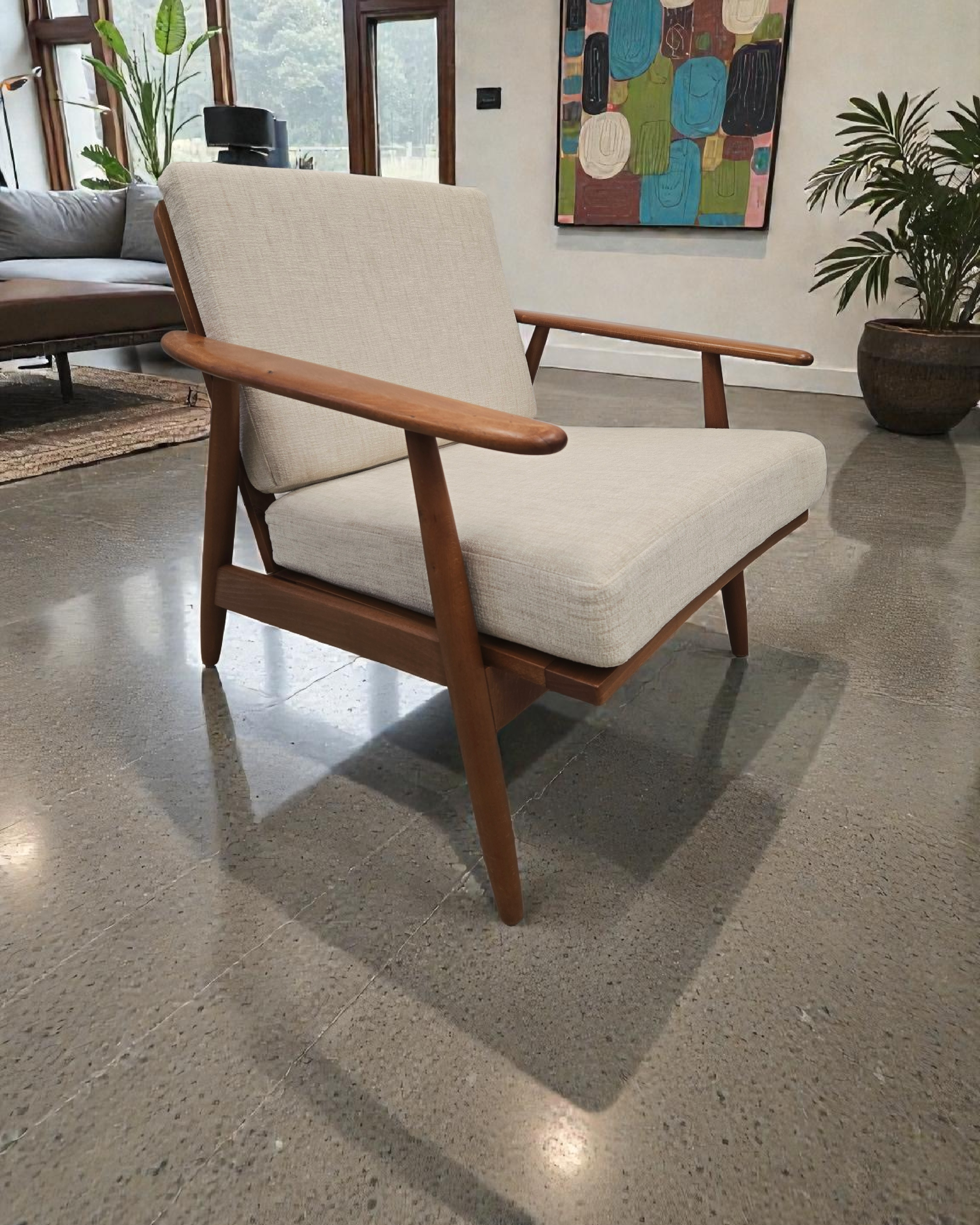 Mid-Century Modern Danish Lounge Chair