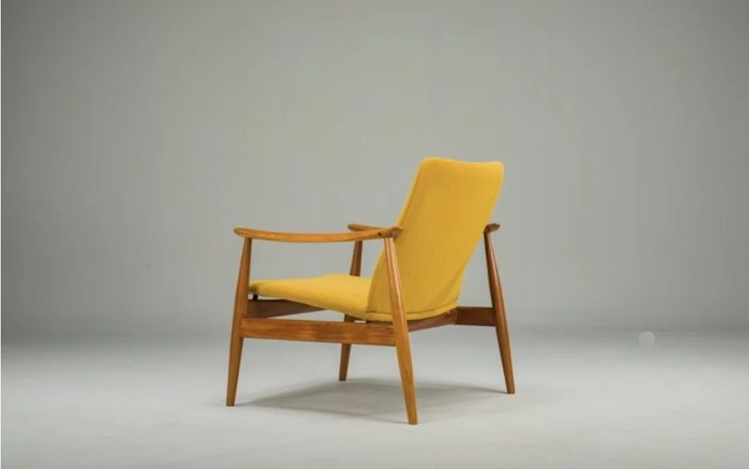 Vintage Model 138 Finn Juhl Teak Armchair