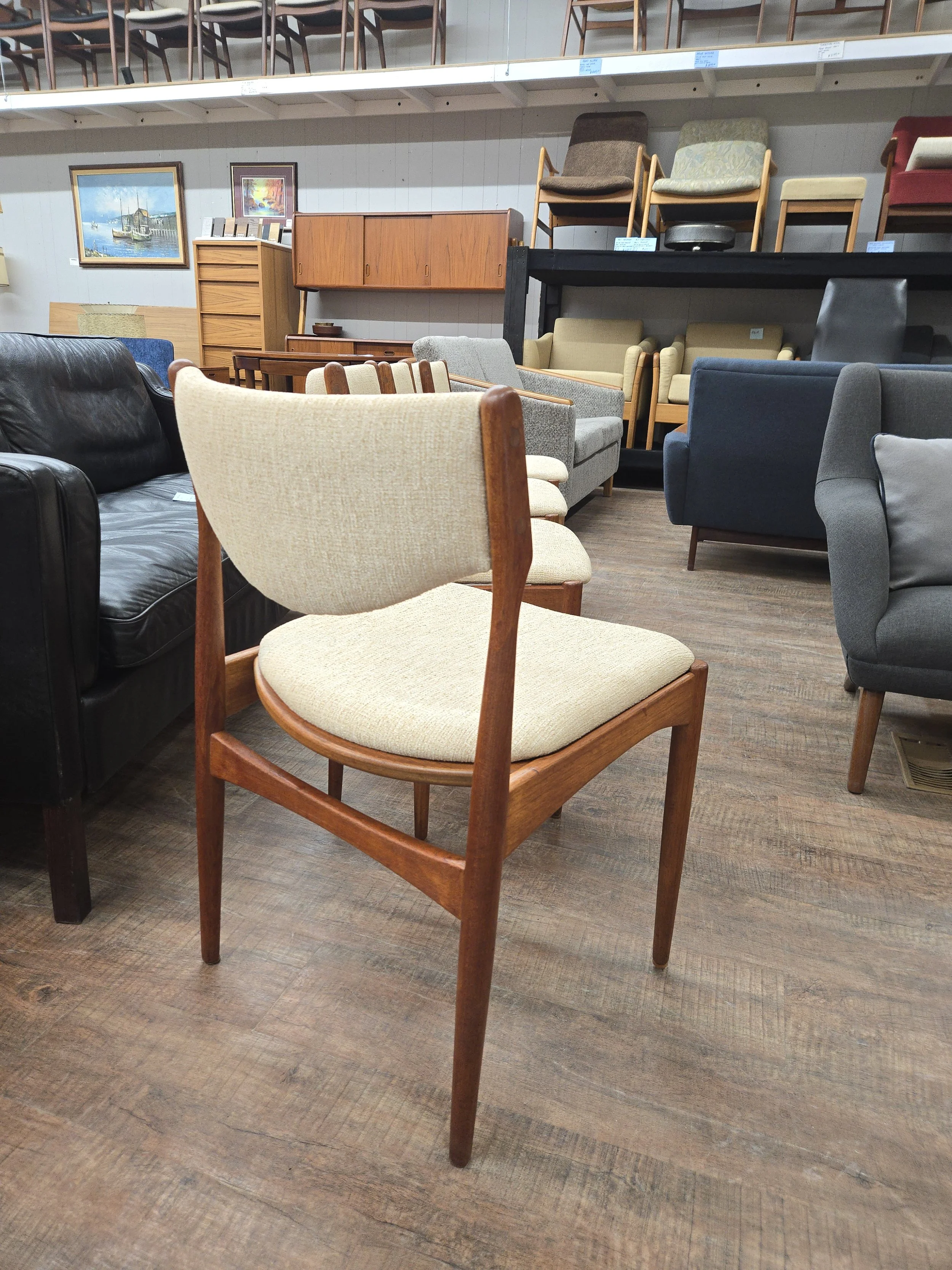 Danish Teak Mid-Century Modern Dining Chairs
