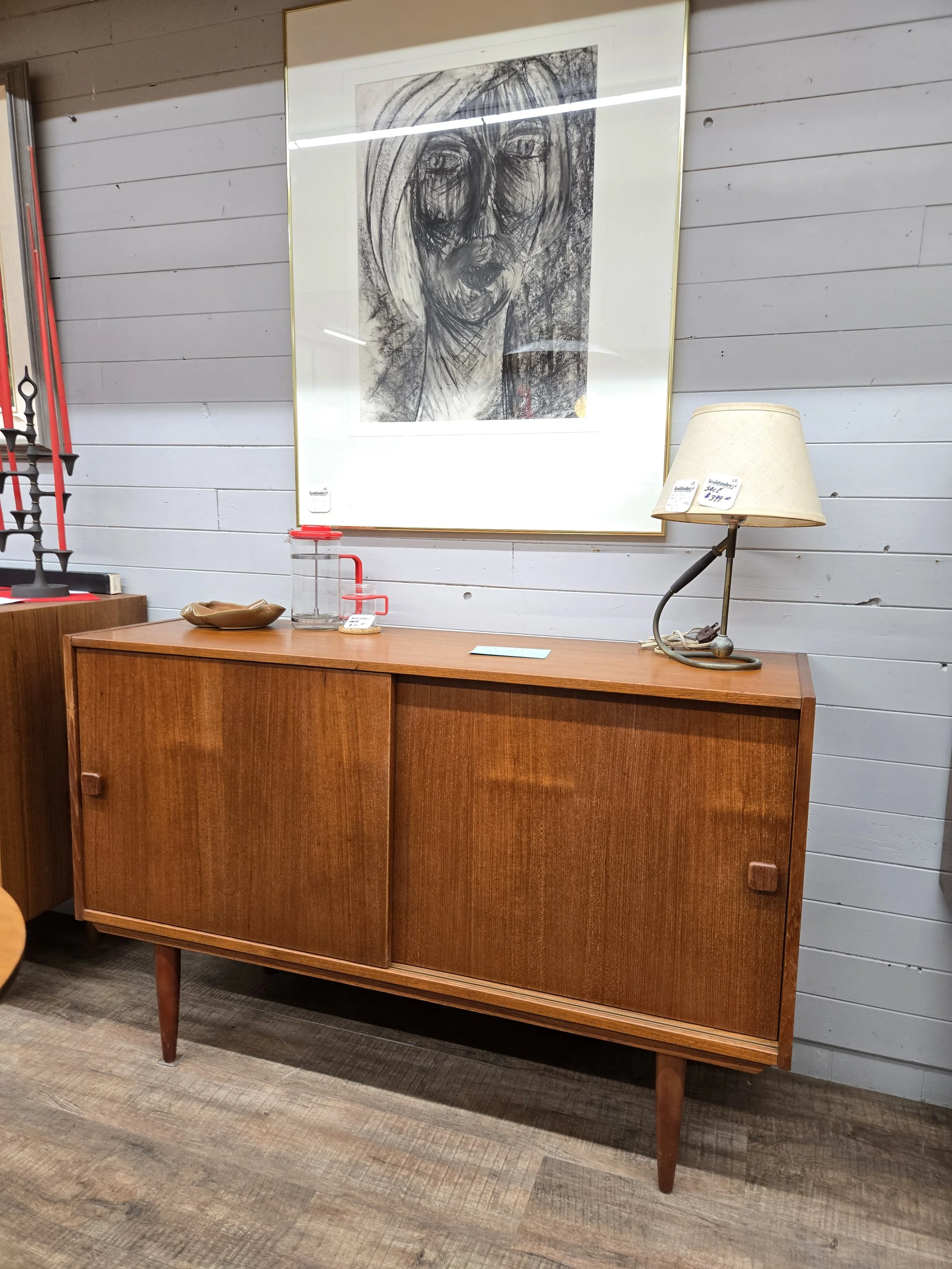 48" Danish teak buffet