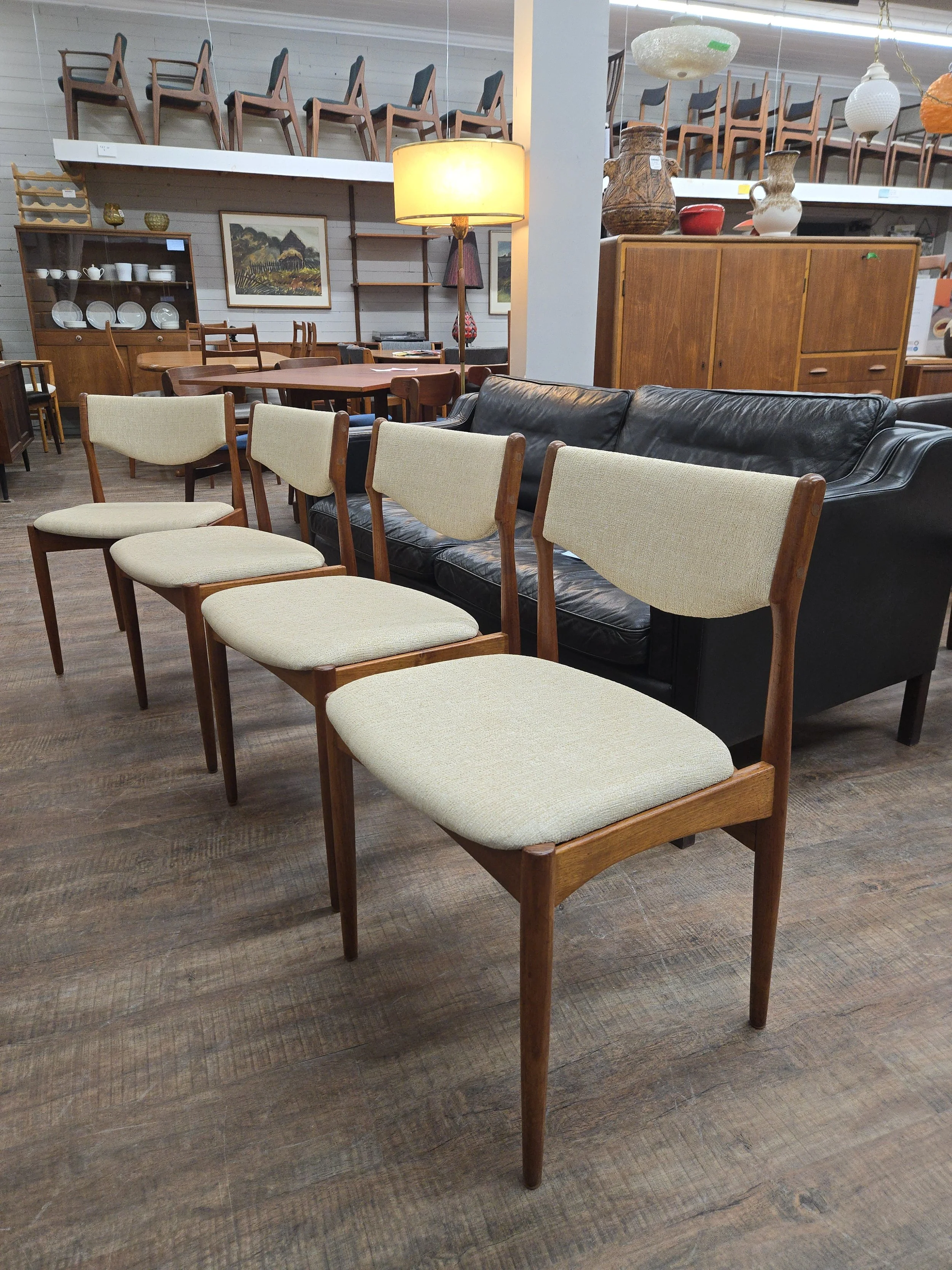 Danish Teak Mid-Century Modern Dining Chairs