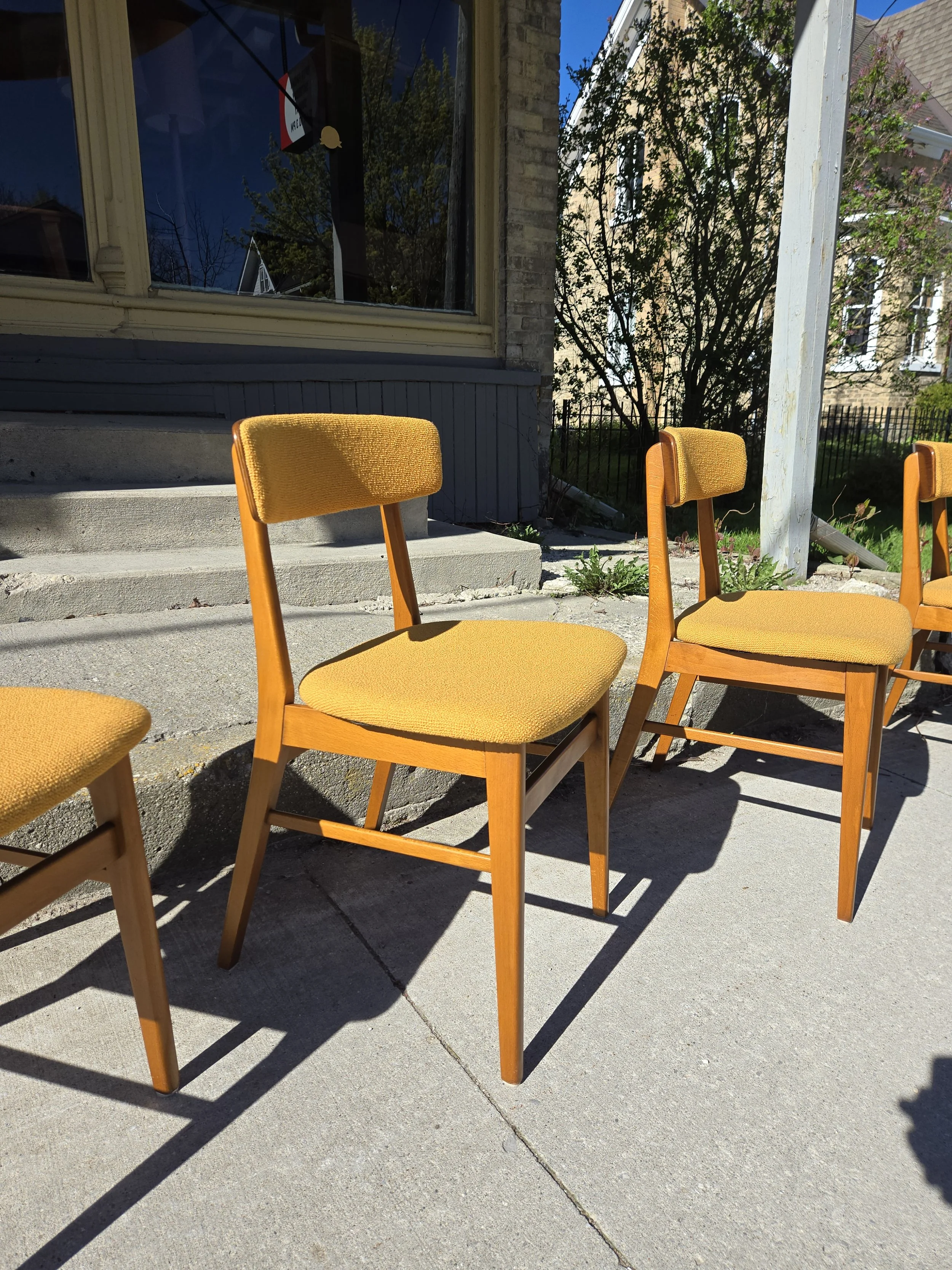 ダイニングチェア Farstrup chair teak vintage 1960s Vintage 1960s Farstrup Chairs - Danish Teak & Wool Upholstery