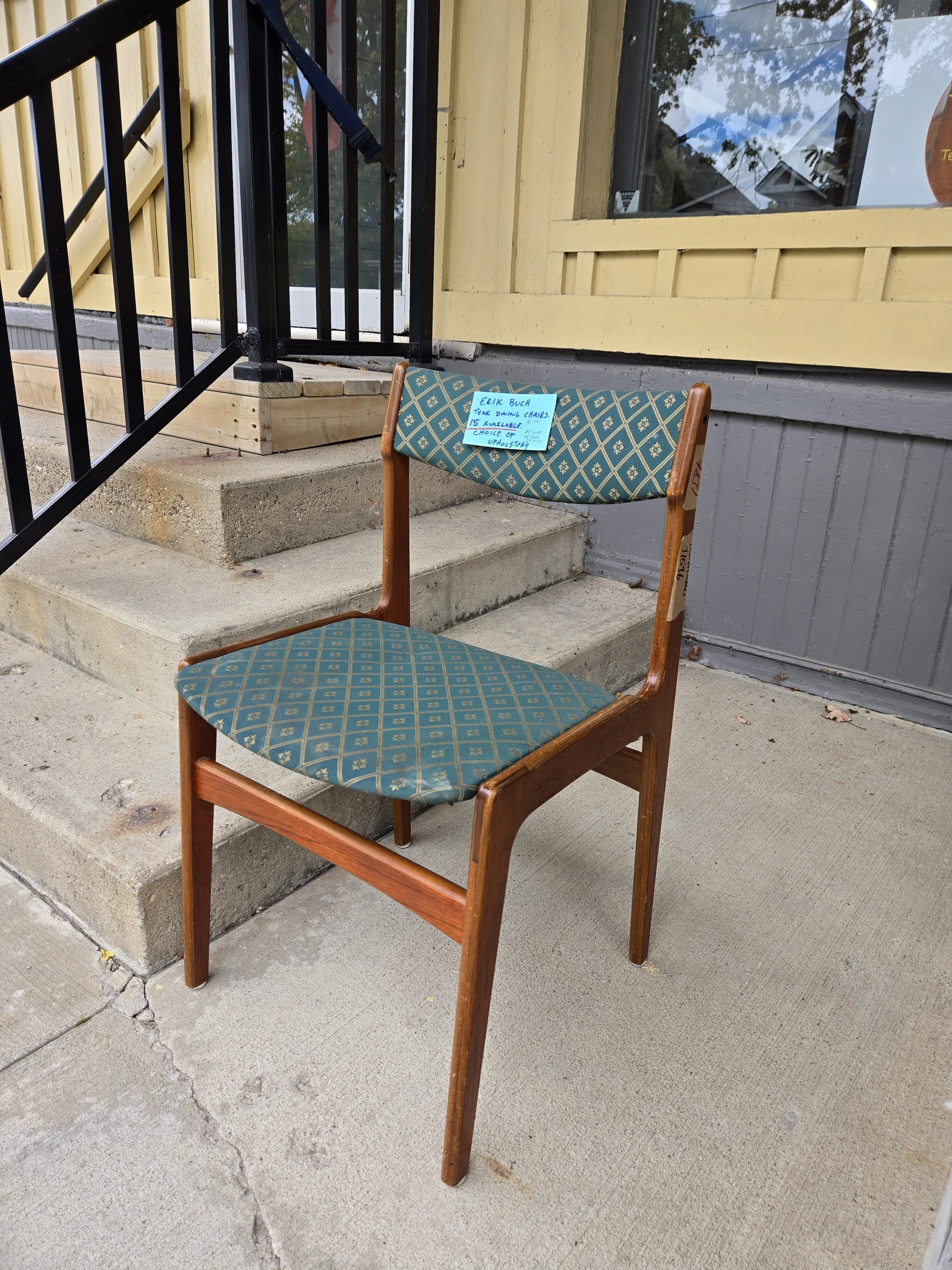 Erik Buch Vintage teak dining chairs