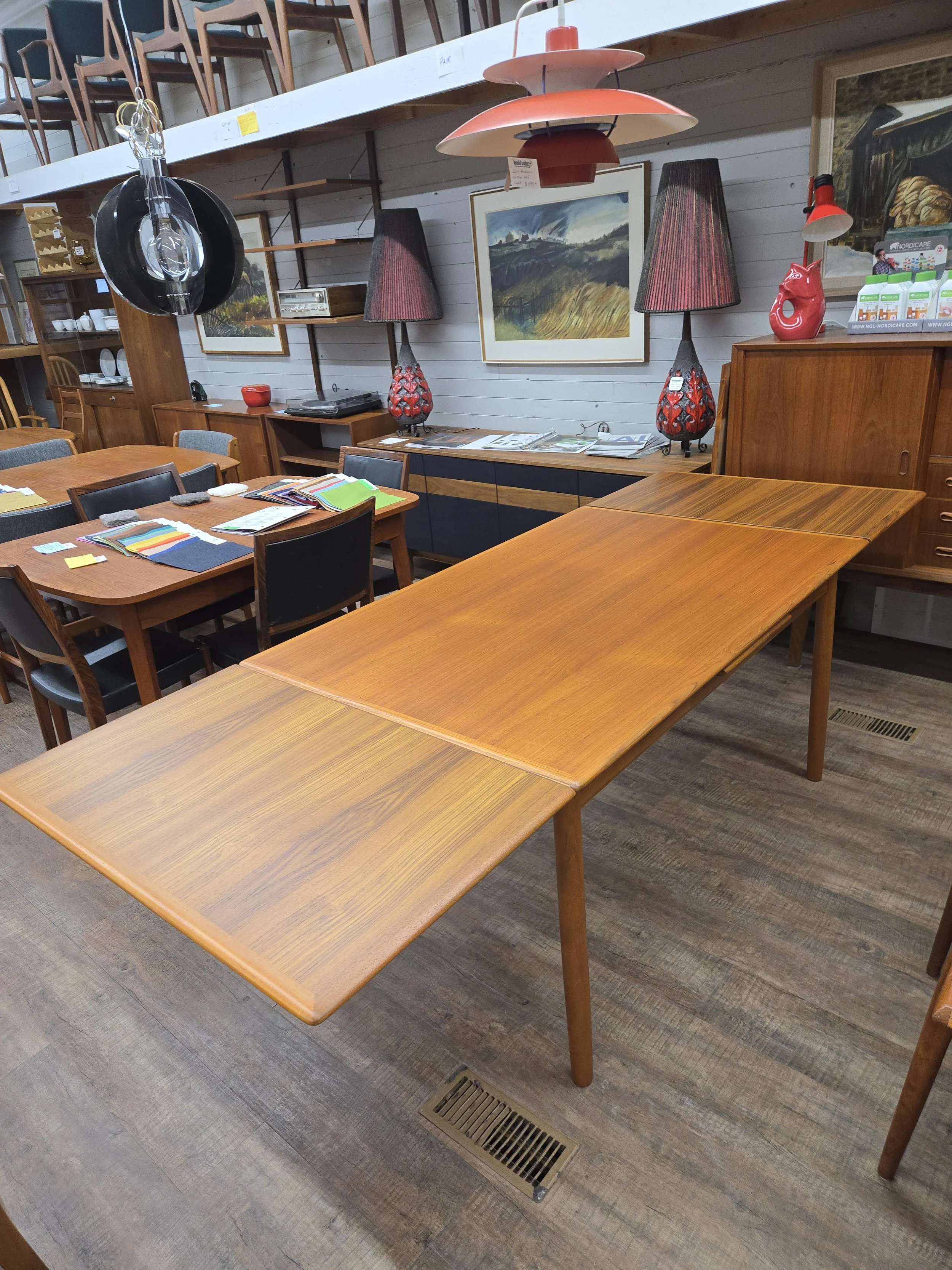 Danish Teak Extension Table with Eco Finish