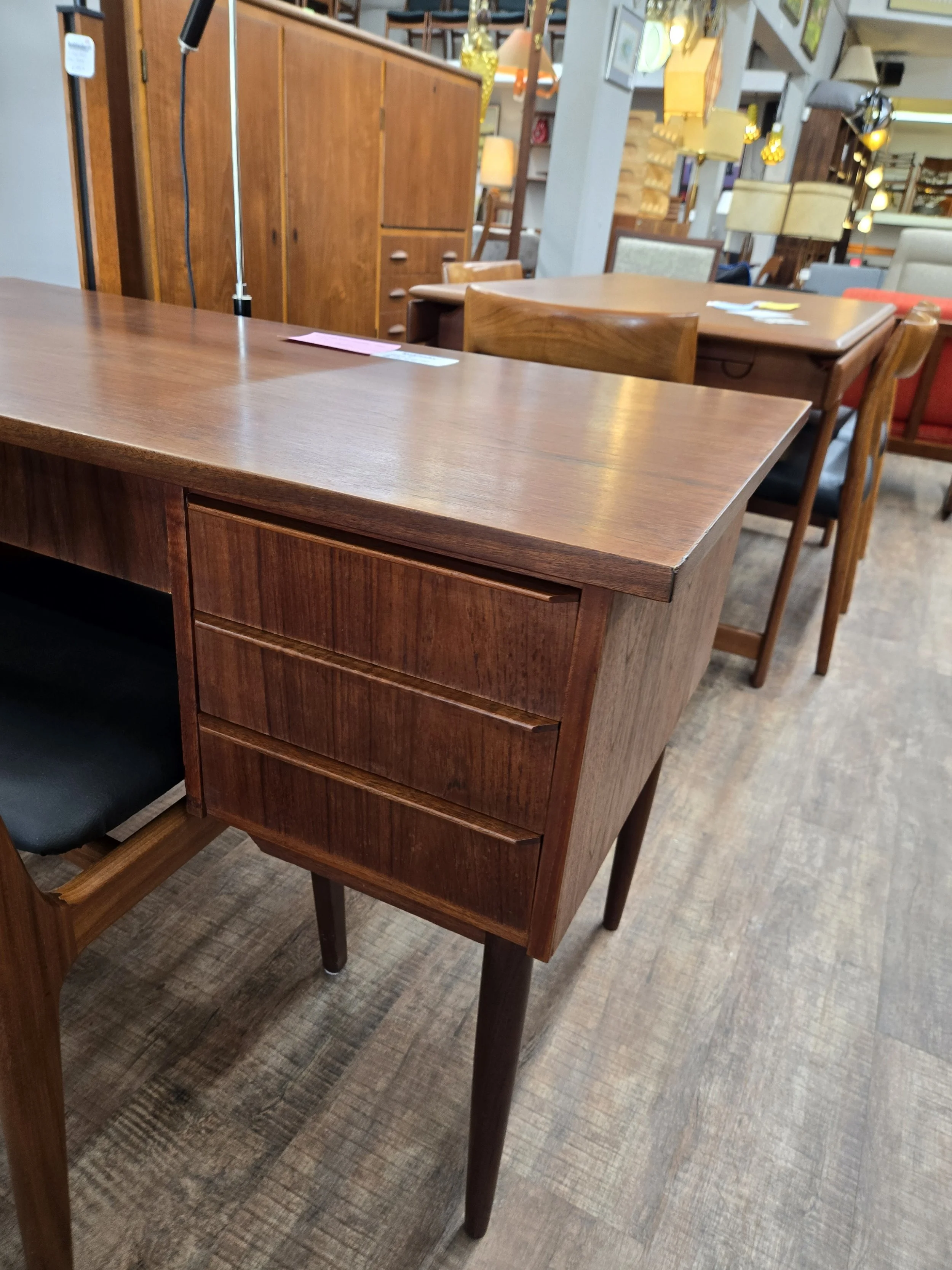 Mid century modern Danish teak desk