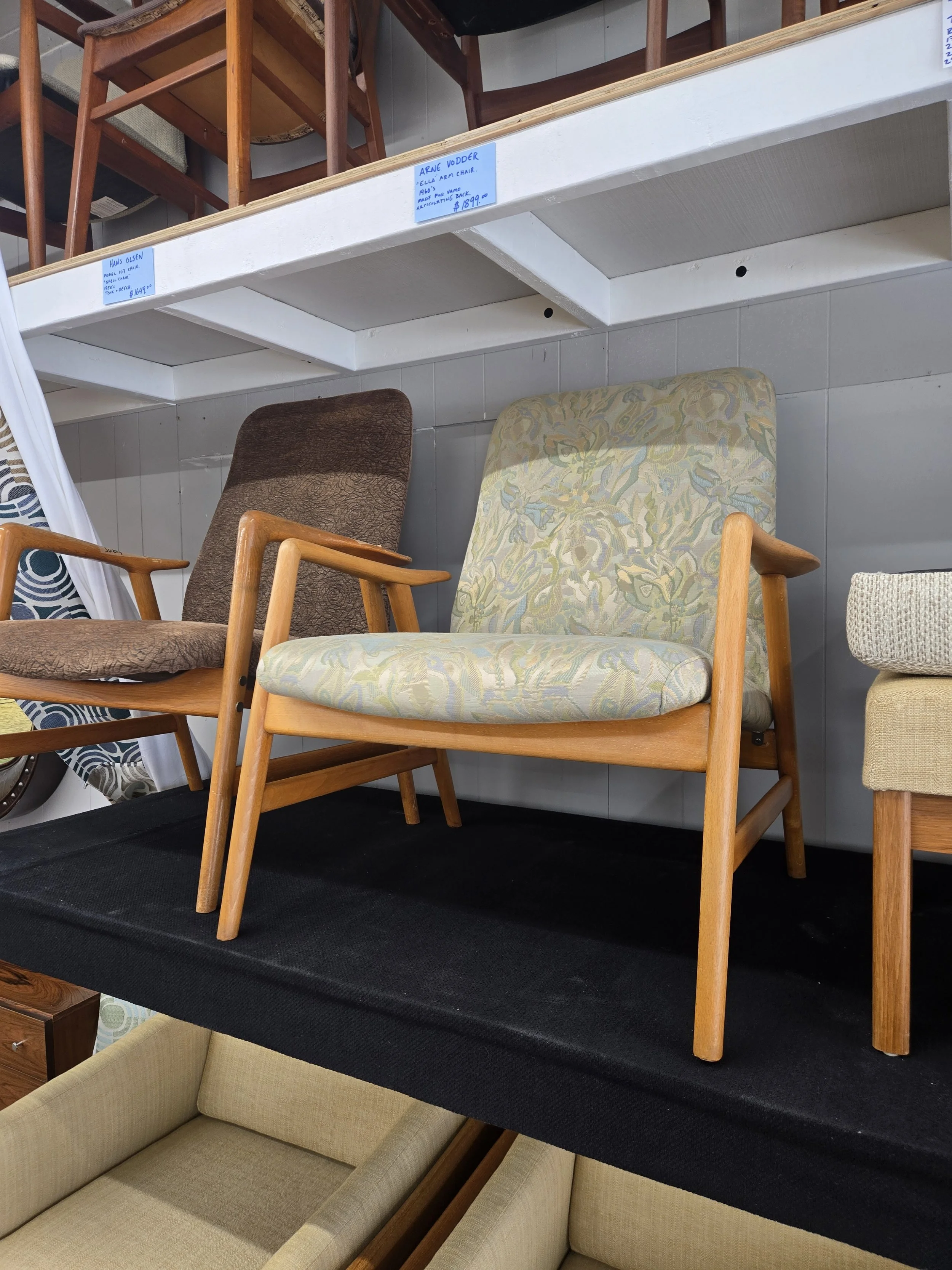 Alf Svensson 1960s Swedish Beech Lounge Chair