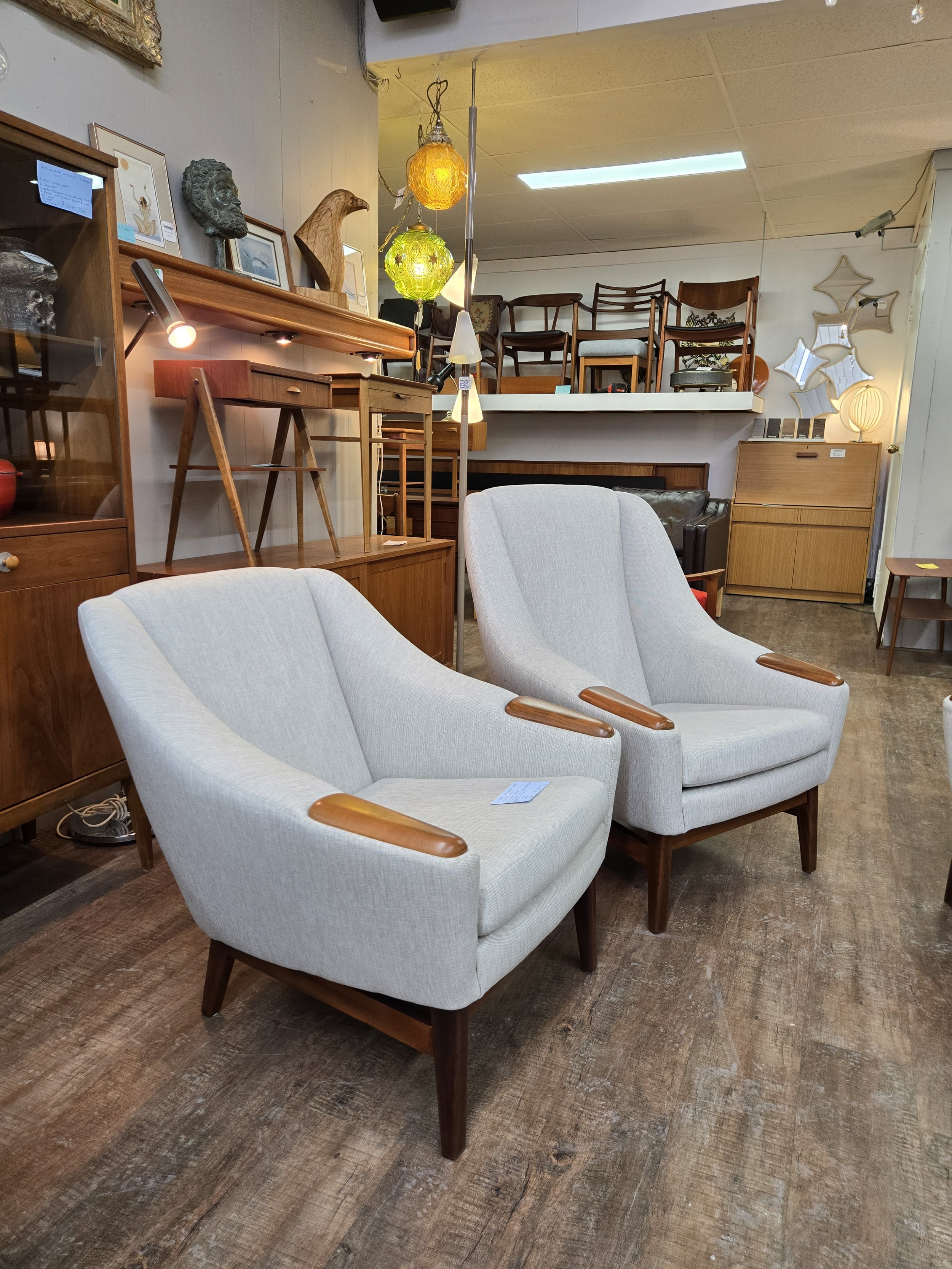 Mid-Century Modern Sofa and Chairs Set