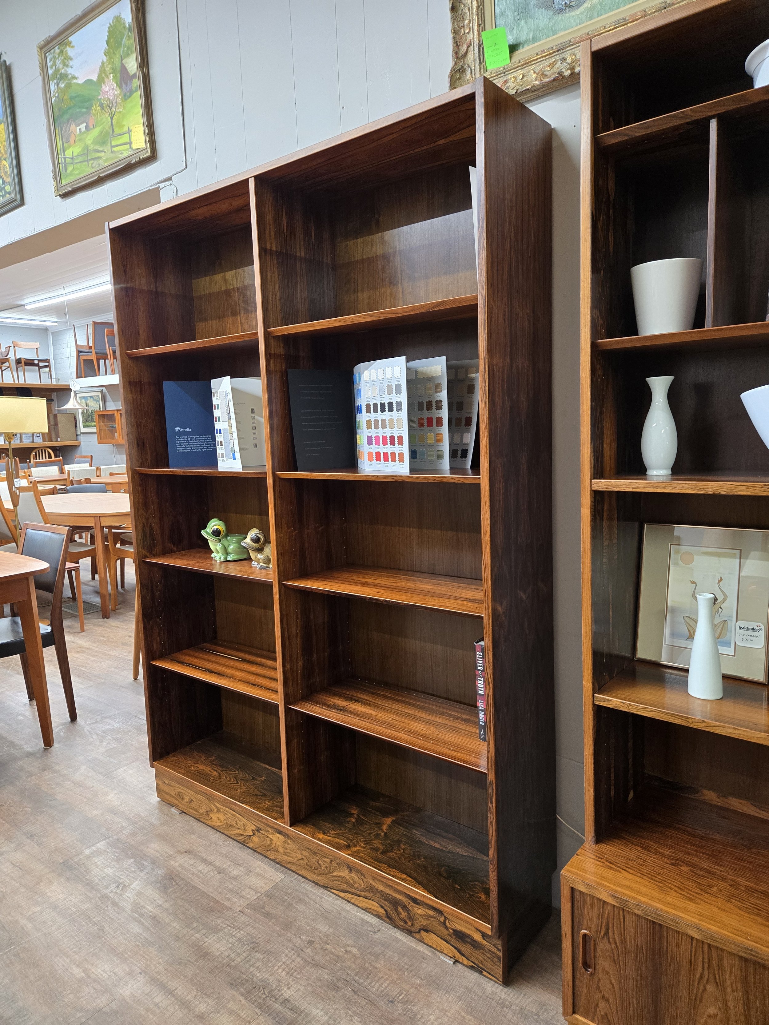 Brazilian rosewood Double bookcase by Carlo Jensen