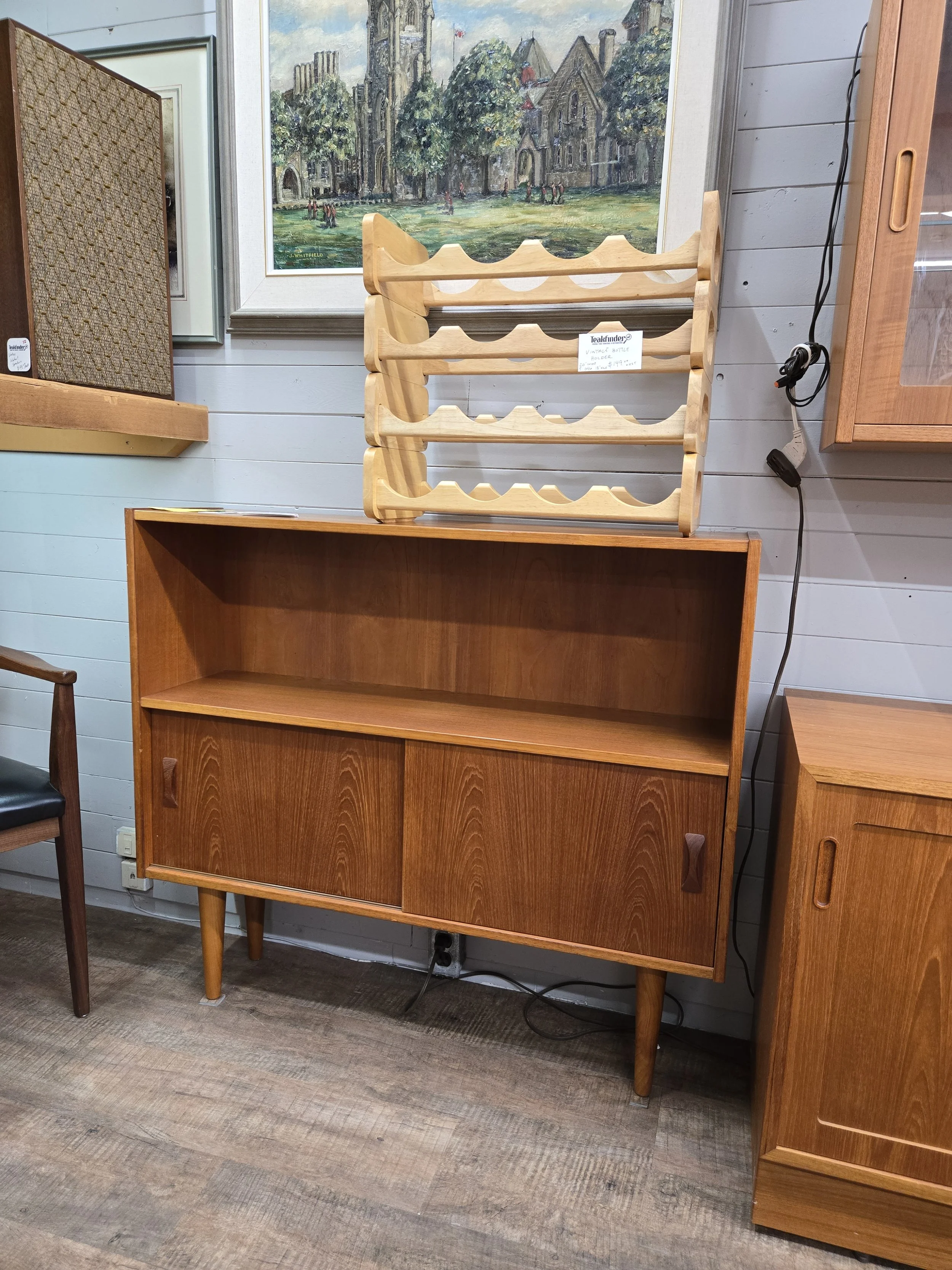 Clausen and son Teak storage bookcase