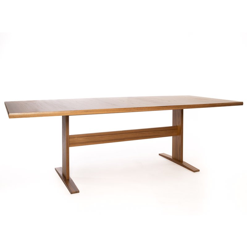 Canadian made teak Heidi elliptical table 42”/38”x 94” (3HEI4294)