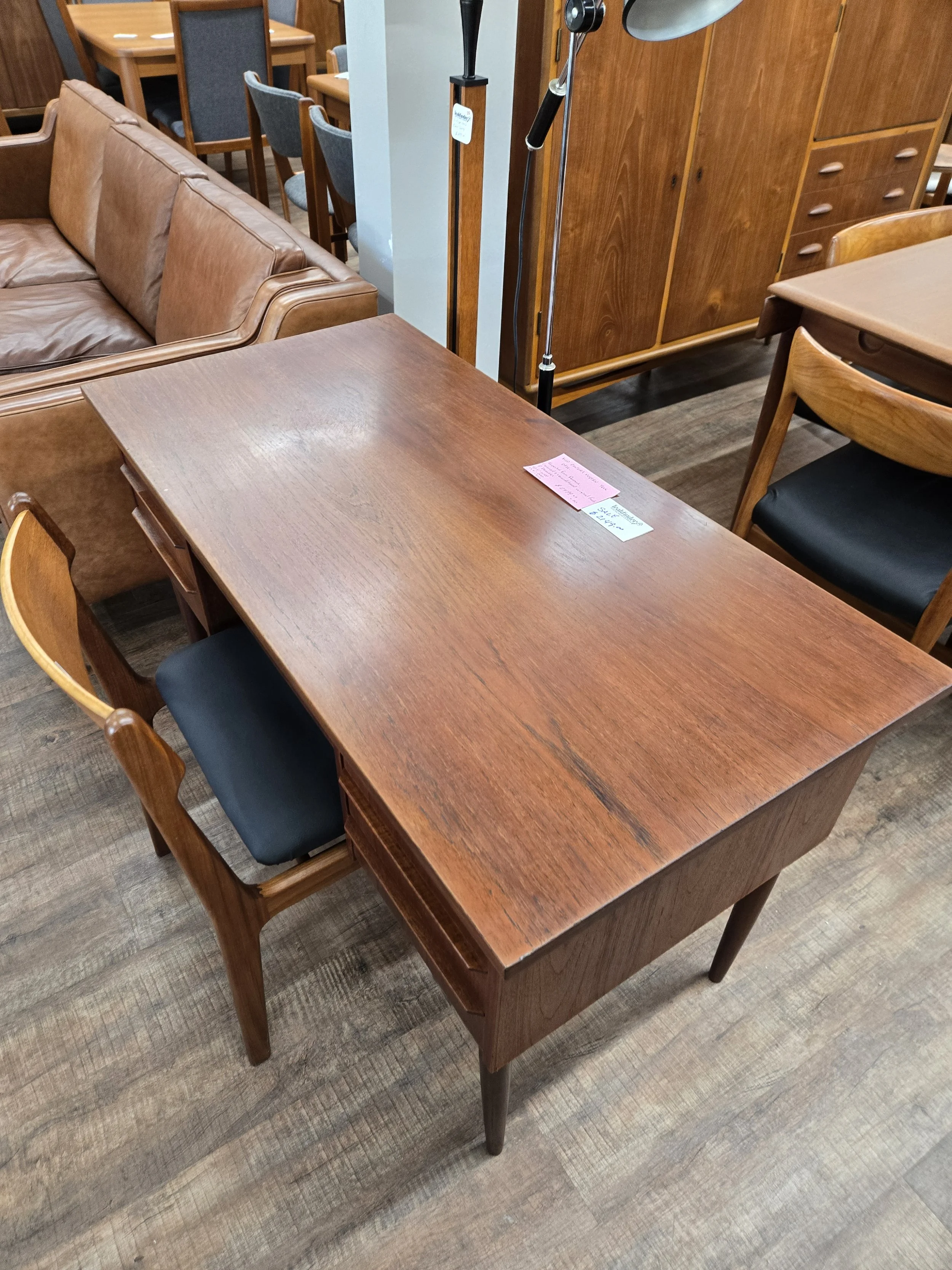 Mid century modern Danish teak desk