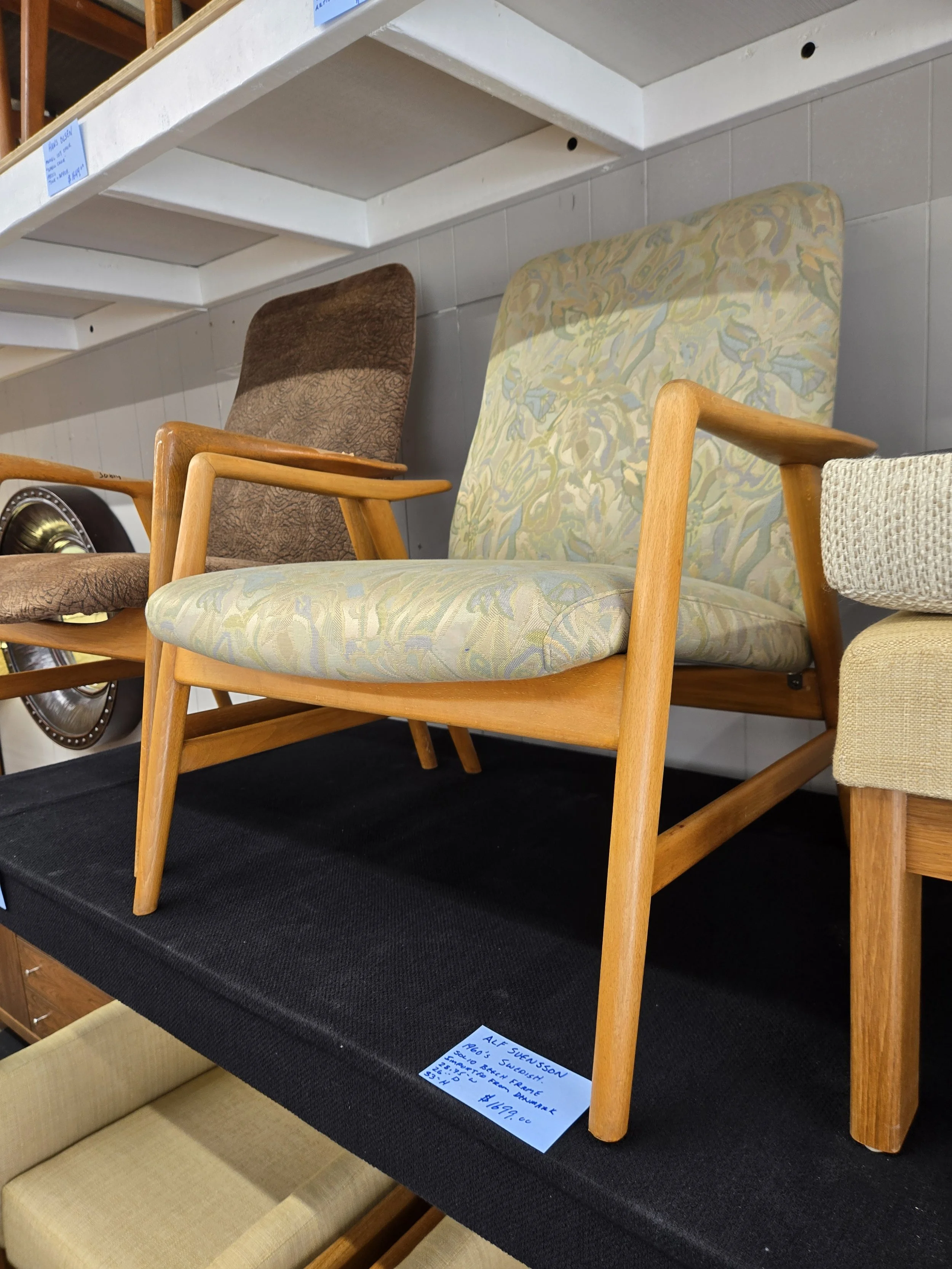 Swedish Beech Lounge Chair