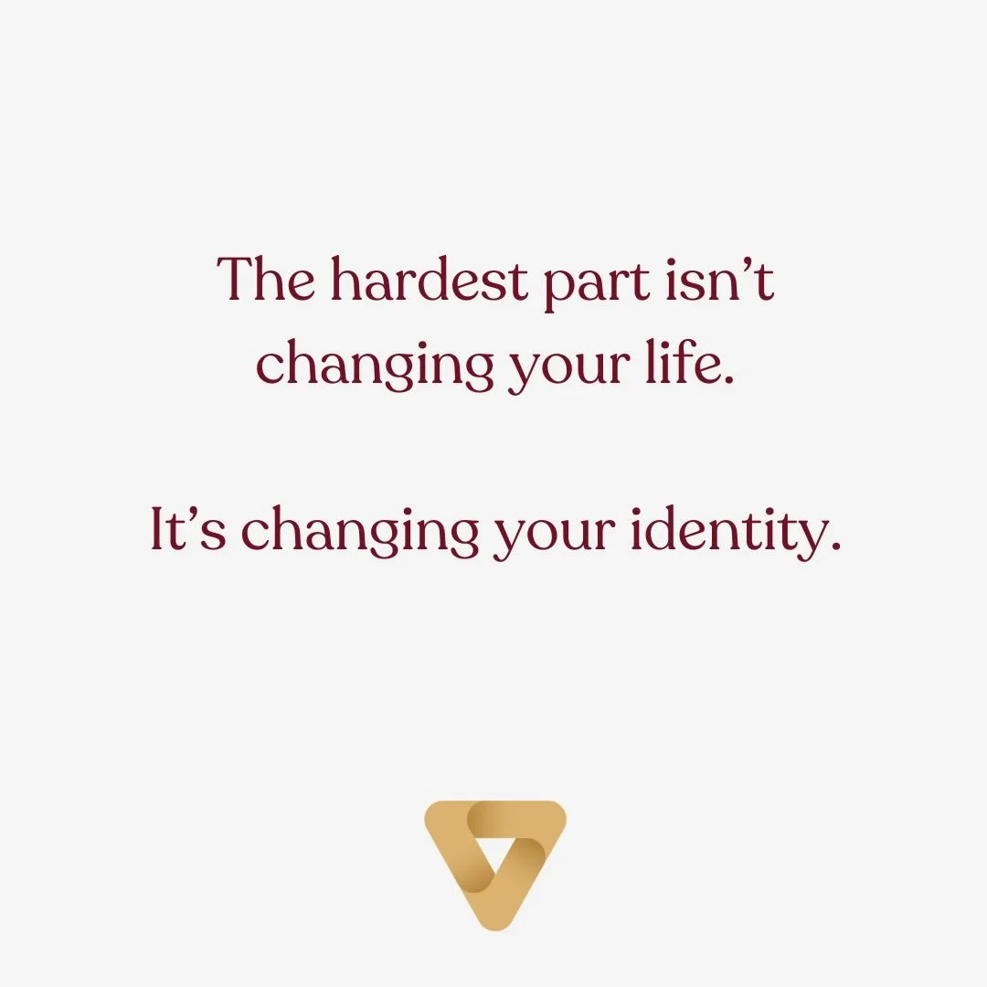 I&rsquo;m in between. 

I&rsquo;ve seen the truth of who I&rsquo;ve been. 
How she learned to survive, how she shaped my world, how she over-functioned for love &amp; belonging. 

And I can&rsquo;t unsee it. 

But I&rsquo;m not fully stabilized in wh