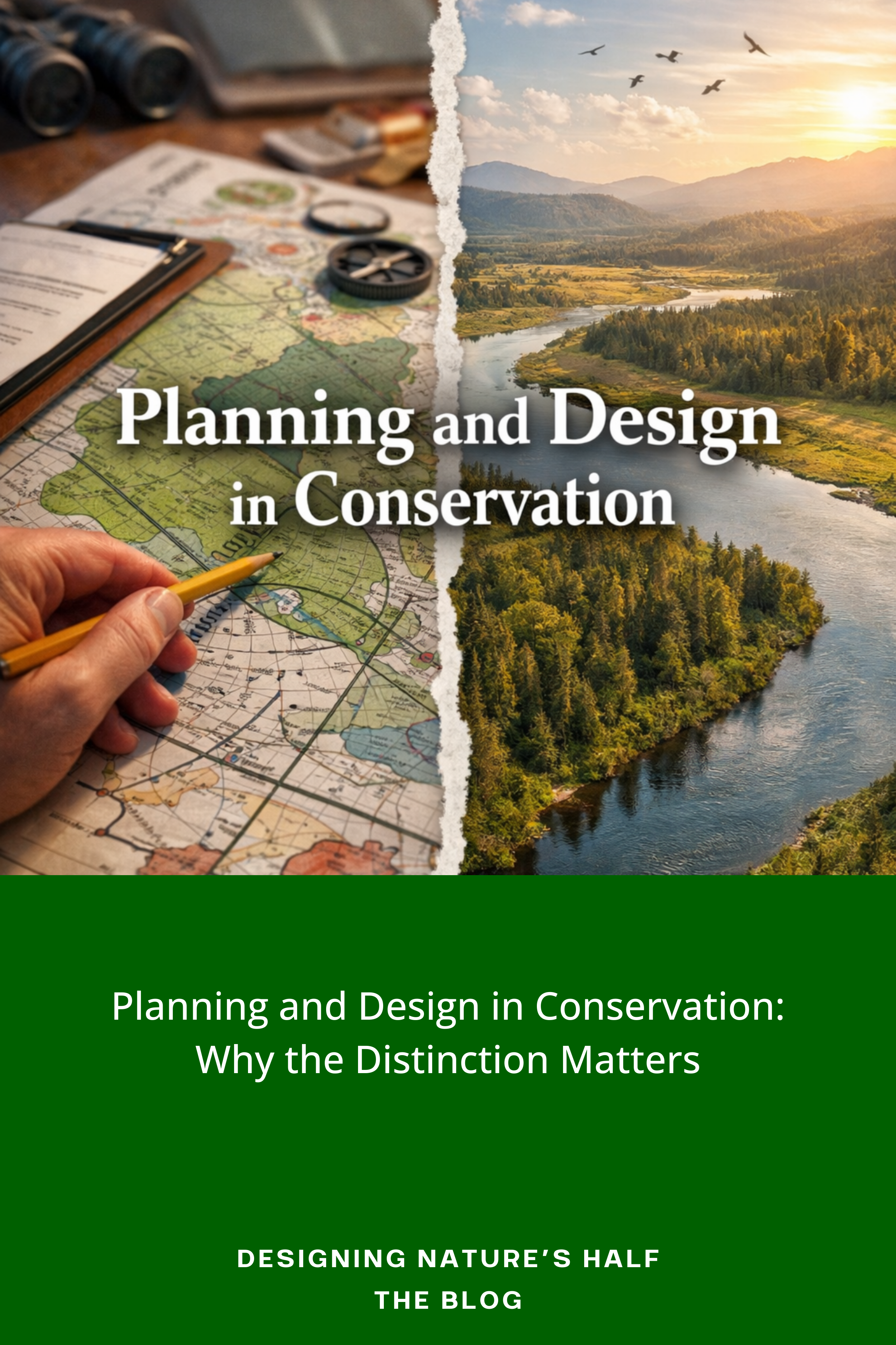 Planning and Design in Conservation: Why the Distinction Matters