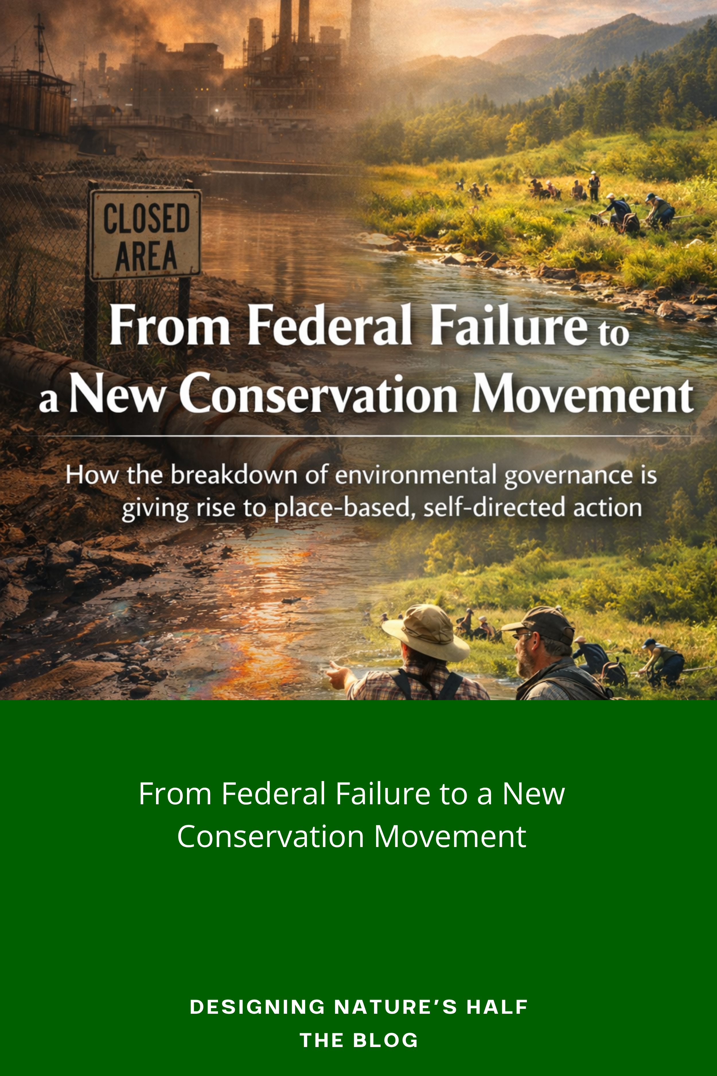 Earth Day Edition: From Federal Failure to a New Conservation Movement