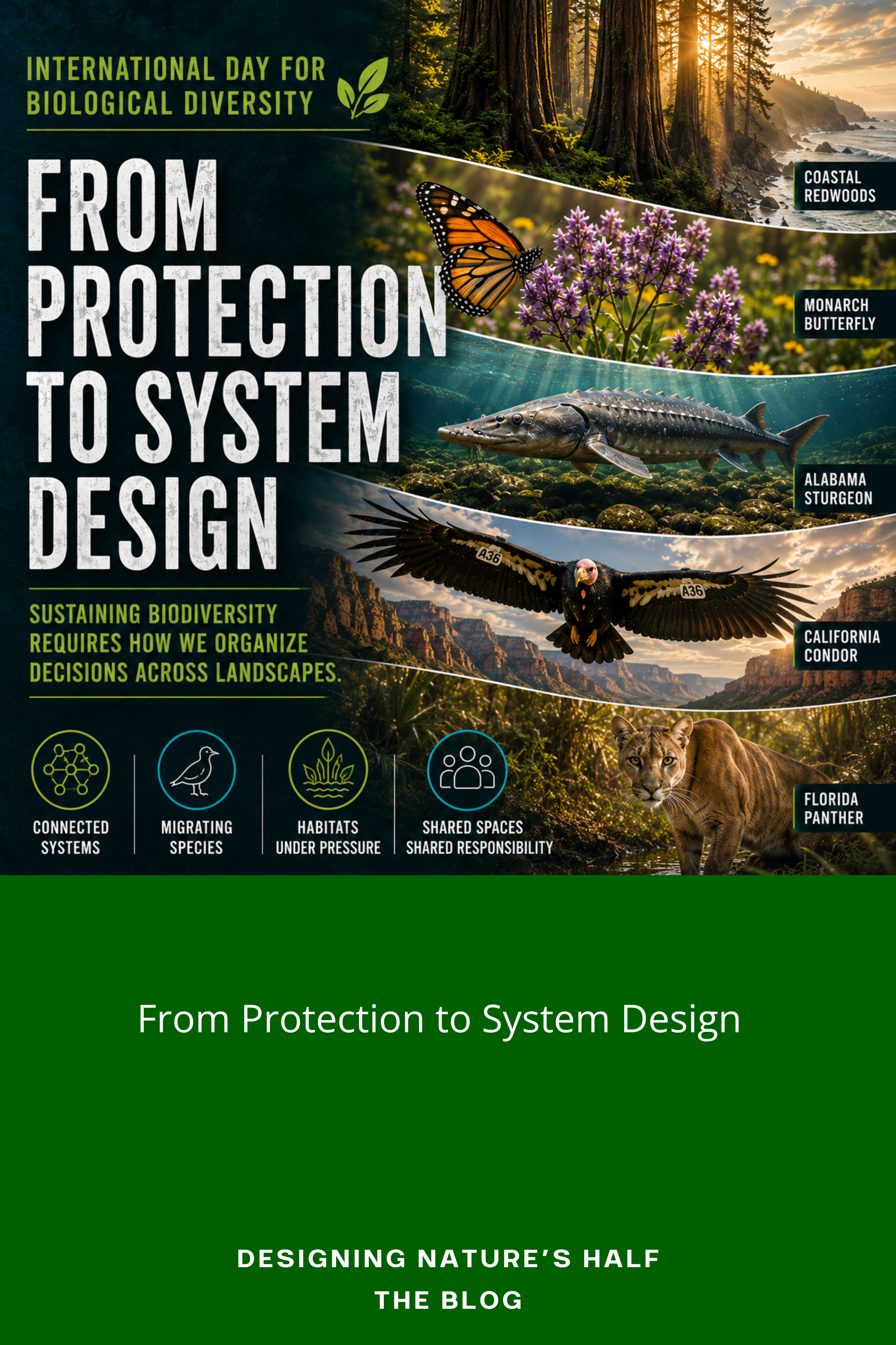 International Day for Biological Diversity: From Land Protection to System Design