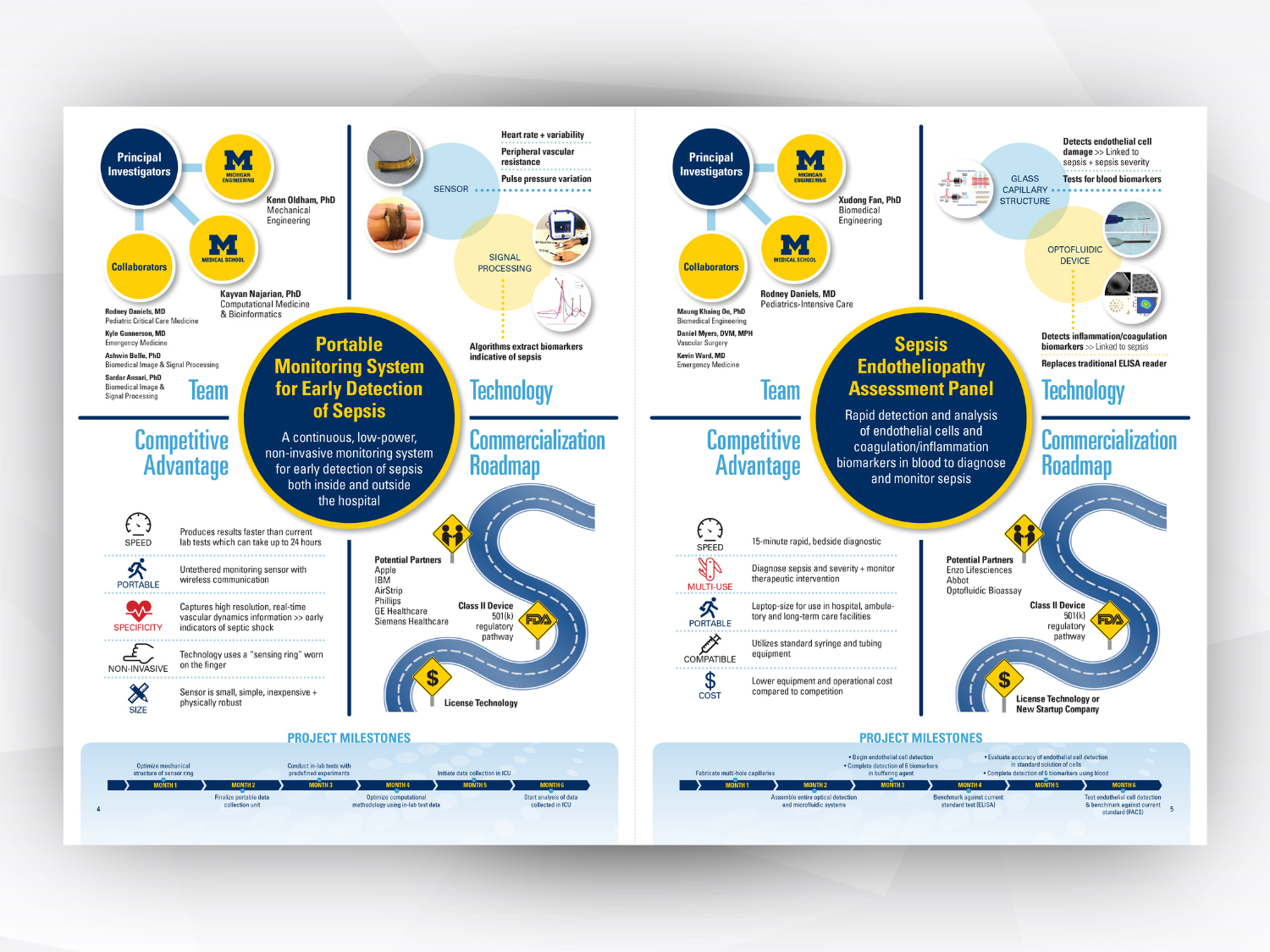 Sepsis Brochure: Project Summaries