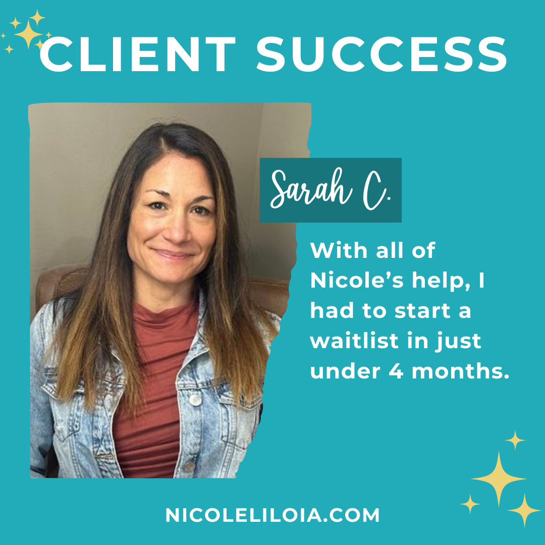 Sarah’s Case Study: I Had to Start a Waitlist in Just Under 4 Months
