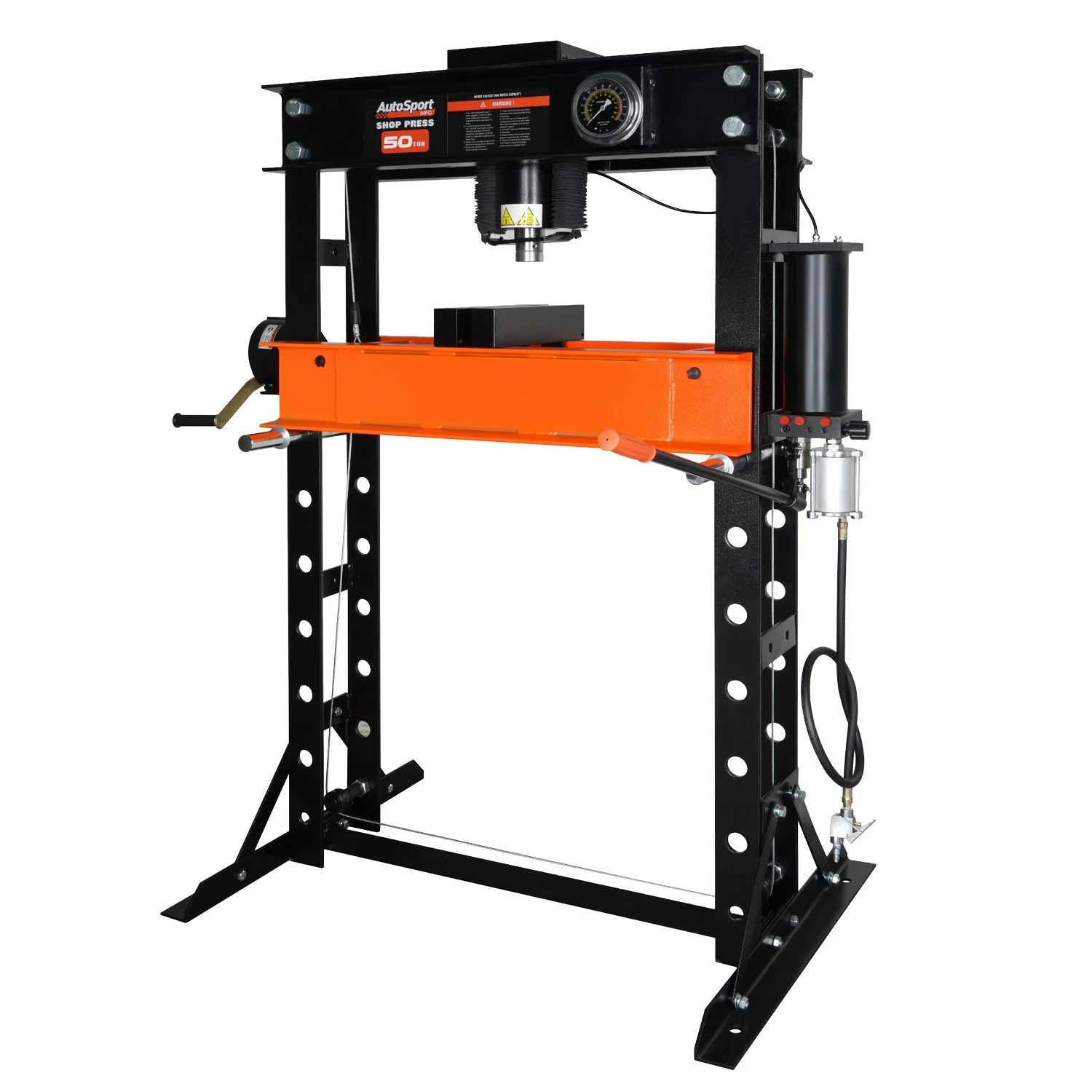 50 Ton Air/Manual Shop Press - ASM0807CEA