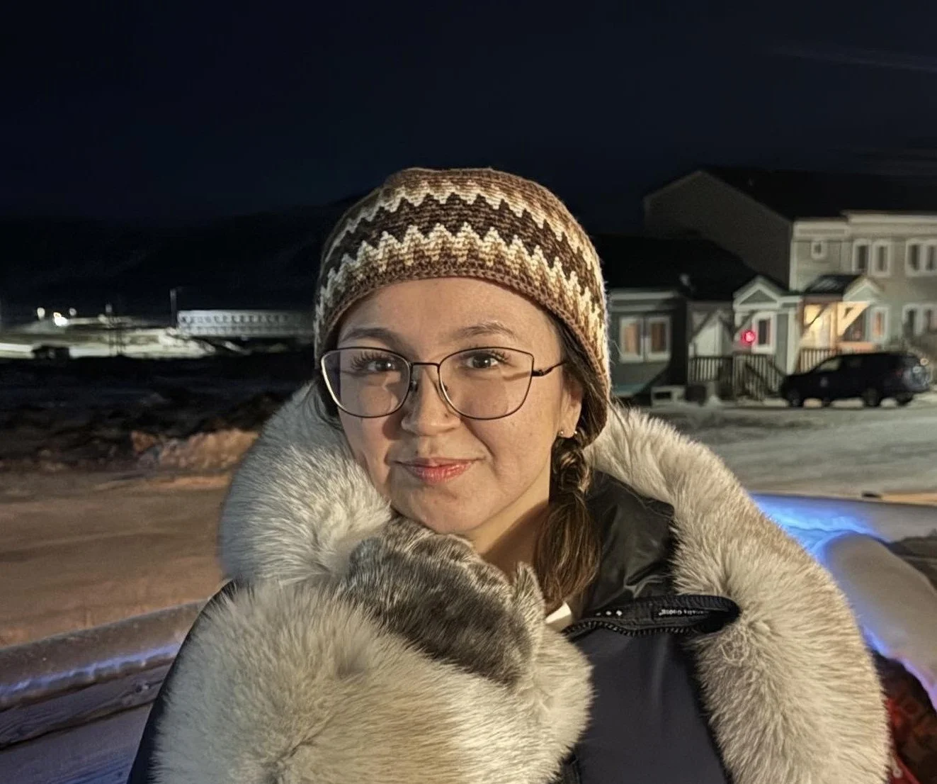 Megan, an Arctic Inspiration Prize youth team member