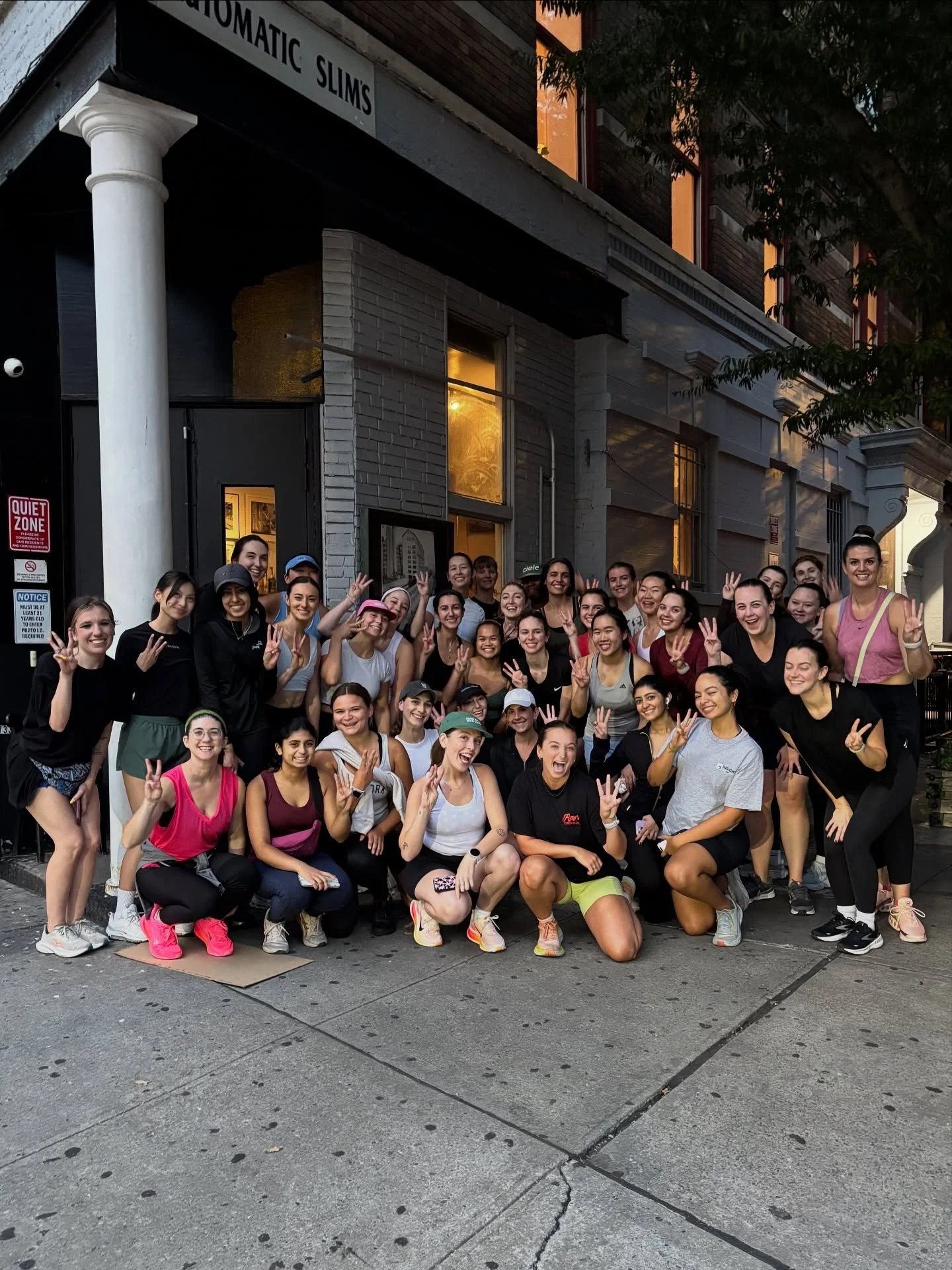 HAPPY 3 YEARS to the best!!!! thank you to everyone who continuously comes out to support us &amp; run our silly 2 mile runs each week. it&rsquo;s been a dream to be apart of this incredible community. special thanks to @automaticslimsnyc as always, 