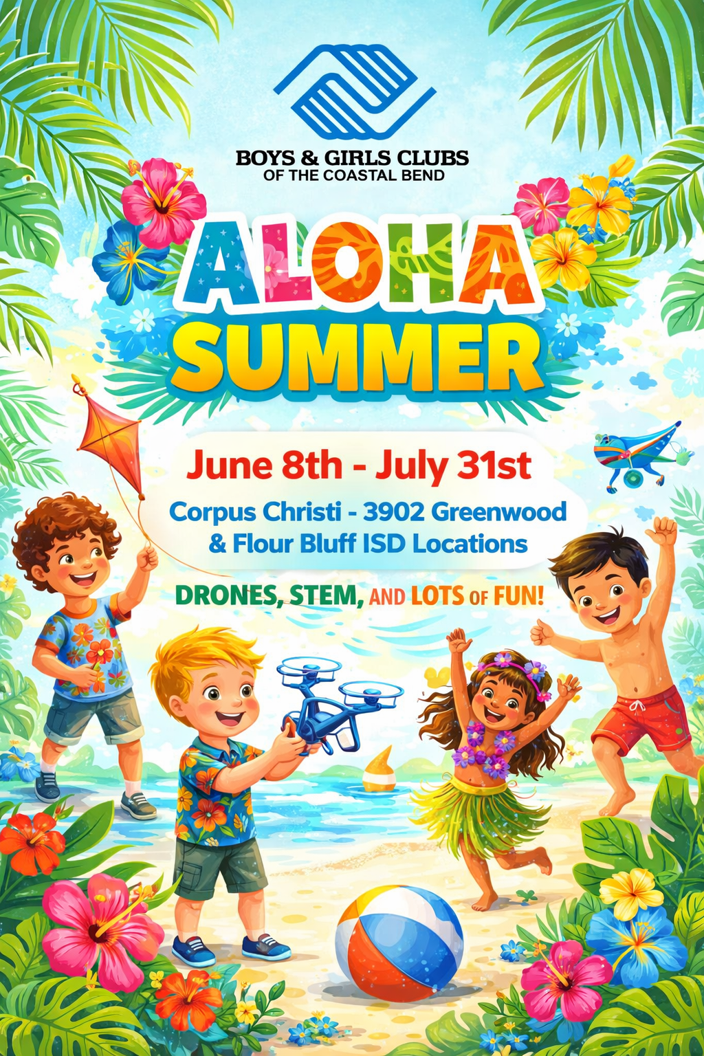 ALOHA SUMMER PROGRAM- GREENWOOD & FLOUR BLUFF ONLY