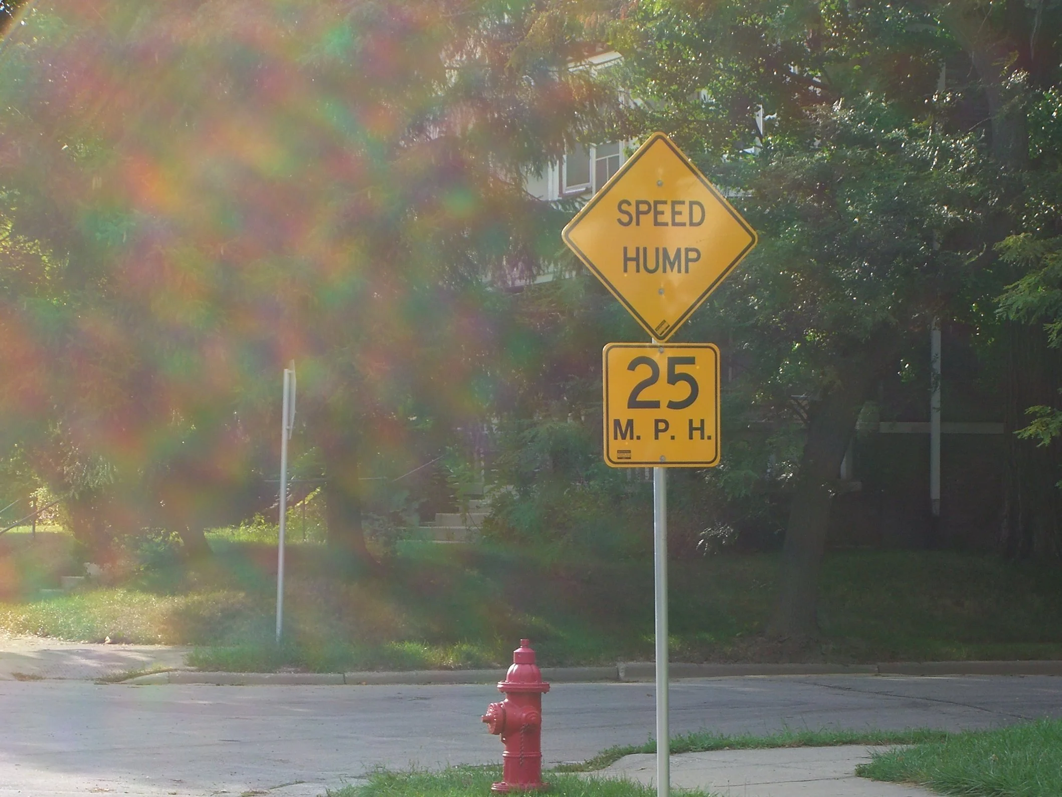 Traffic calming speed humps McKinley Blvd 27 to 35 (& installed throughout district)