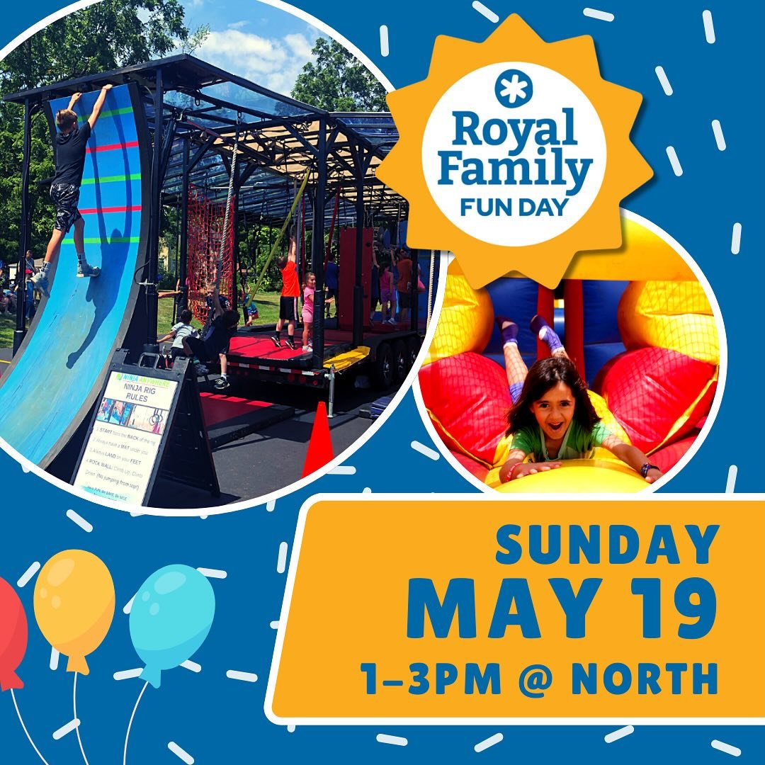 Save the date for Royal Family Fun Day on May 19! Hopkins families with kids pre-k through 8th, please join us and Hopkins Community Ed outside North Middle School for an afternoon of food and fun. Activities from @ninjaanywhere will definitely keep 