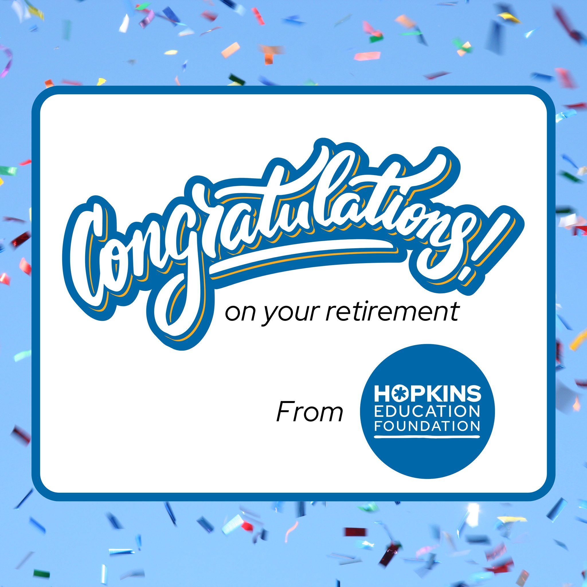 Congratulations to all the @hopkinsschools teachers and staff retiring this year! We are so grateful for your years of service and dedication to our Hopkins students. We wish you all the best on your next adventures. Please stay in touch by subscribi
