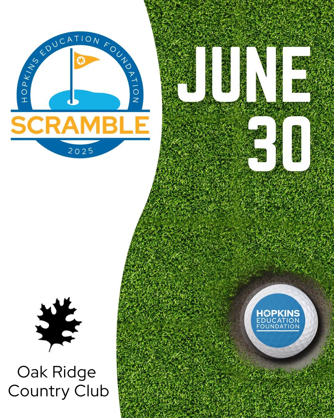 Have you registered for our first annual HEF Golf Scramble yet? If not, this is your reminder to do so before the end of the weekend. 
🗓 Monday, June 30 | 11am shotgun start
⛳ @oakridgemn 
🎟 Registration link in bio