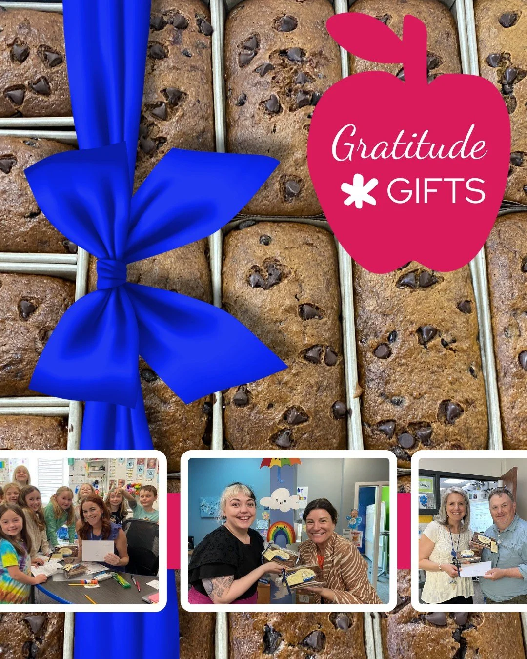 On Gratitude Gifts delivery day, teachers and kids are full of BIG SMILES, as gifts are delivered and your messages of thanks are received. Donate $15 each for Gratitude Gifts today to thank the special @hopkinsschools teachers and staff in your chil