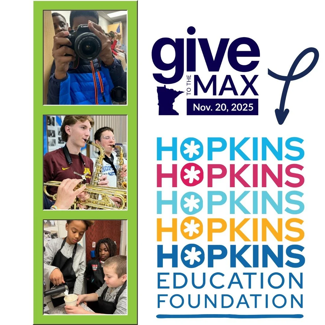 Your giving supports grants that benefit Hopkins students and teachers. @givemn Give to the Max Day is next week. But you can give now at the link in bio. #givetothemaxday #GTMD25 #givelocal #giveback #seasonofgiving