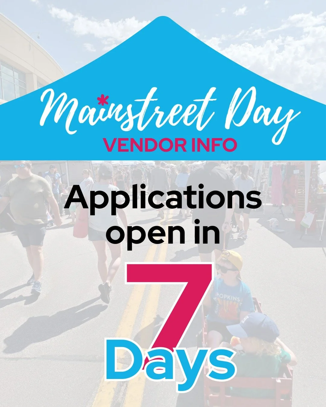 Heads up: applications open December 1 for vendor slots at @mainstreetdayhopkins. Give us a follow on that page to stay in the loop about becoming a vendor and to get the event on your calendar for May 16.