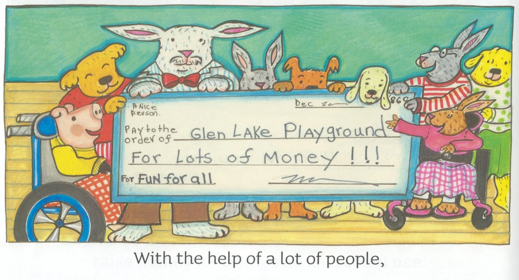 We love to see how our Spark Grants continue to have an impact. We recently received our own signed copy of &quot;A Swing for Samara&quot; by Minnesota's own award-winning author @nancycarlsonstudios (Thanks, Sher!), which was inspired by the @glen_l