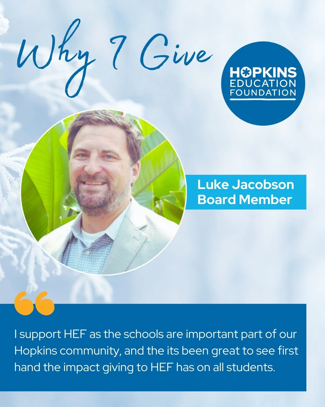 Every donation to HEF Spark Grants represents a step toward inspiring and empowering young minds. Join us in making a lasting difference&mdash;let&rsquo;s create opportunities and illuminate the path for our future leaders. Together, we can transform