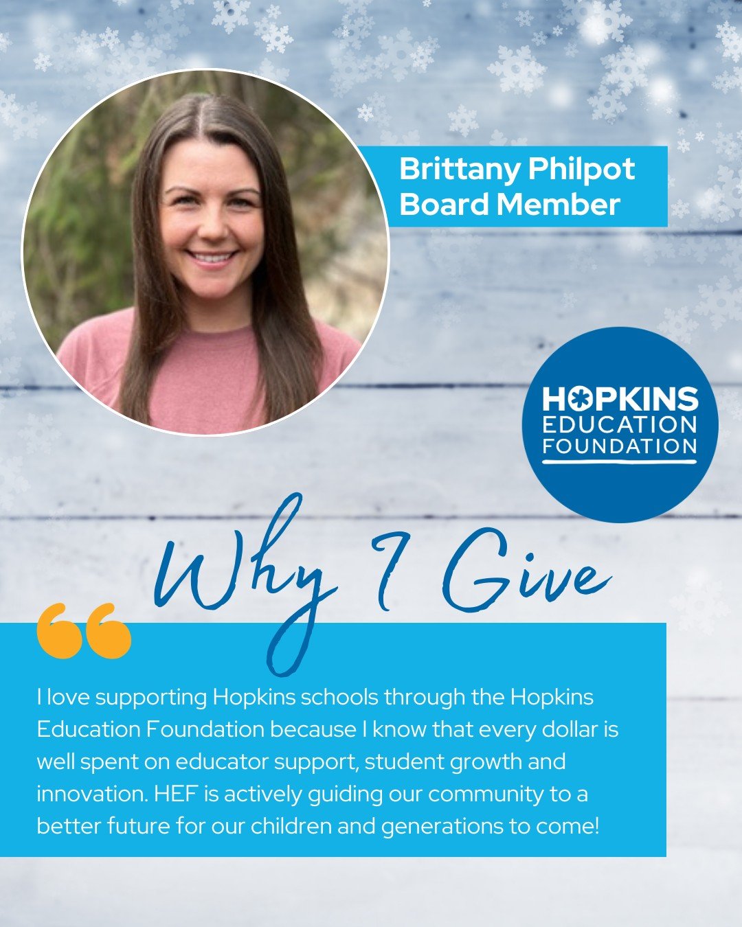 🎉 As the year draws to a close, it's the perfect time to reflect on the impact we can make together. By making a 2025 tax-deductible gift to HEF before the end of the year, you can help us bring more resources and opportunities to Hopkins Public Sch