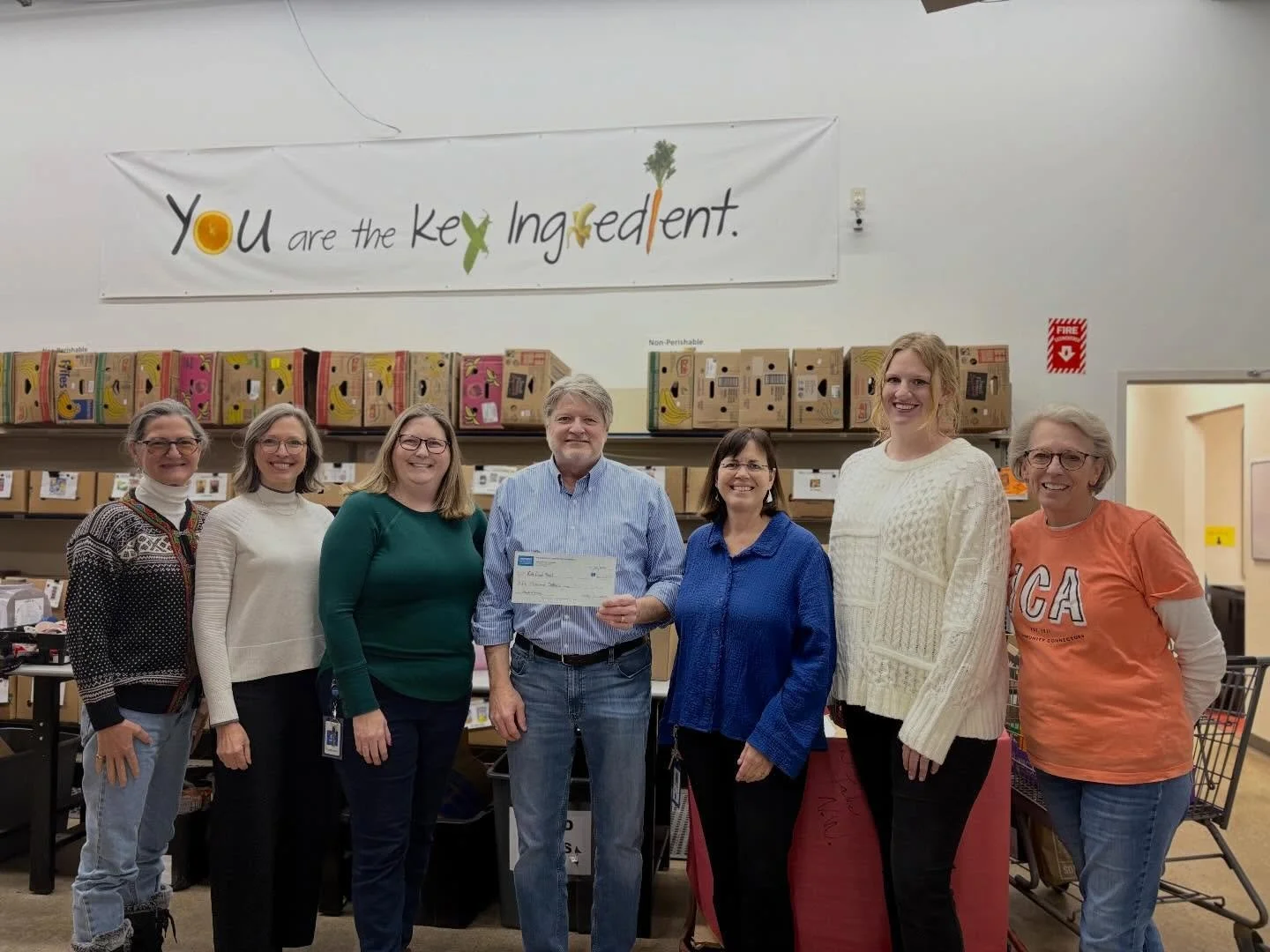Thanks to YOUR generosity, the Hopkins Education Foundation delivered a $50,000 check to the @icafoodshelf today. Those funds from the #HopkinsStrong Relief Fund will help families in the @hopkinsschools district with food security and support for re