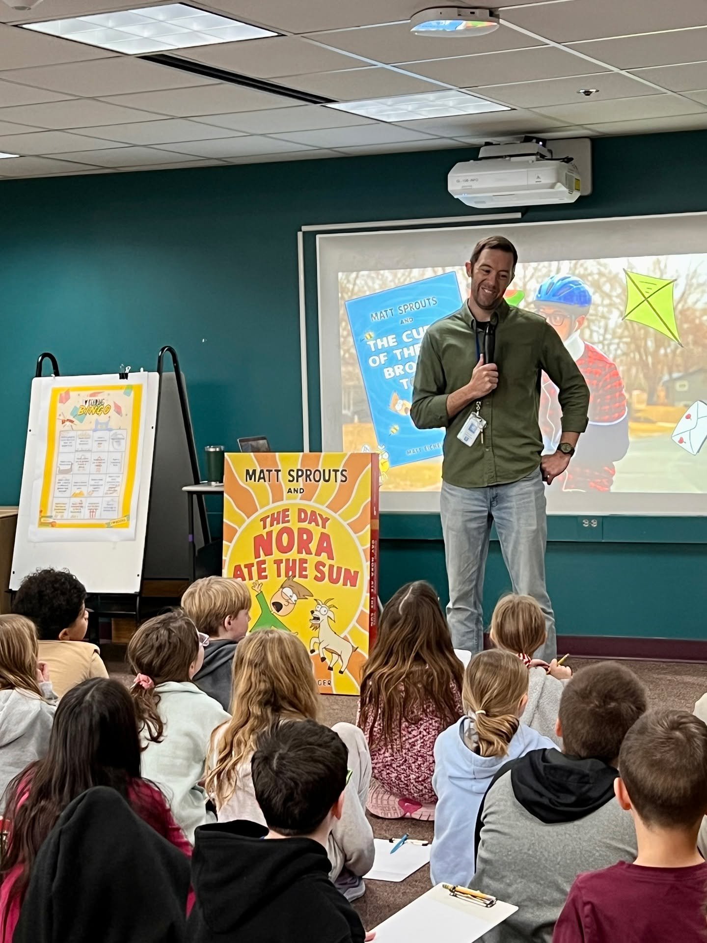 🦙 If tales of two-inch boogers, lama poop, and flaming golf balls can't get kids excited about reading and writing, nothing will. That's the secret sauce author-illustrator @matteicheldinger stirs into his popular "Matt Sprouts" books, wri