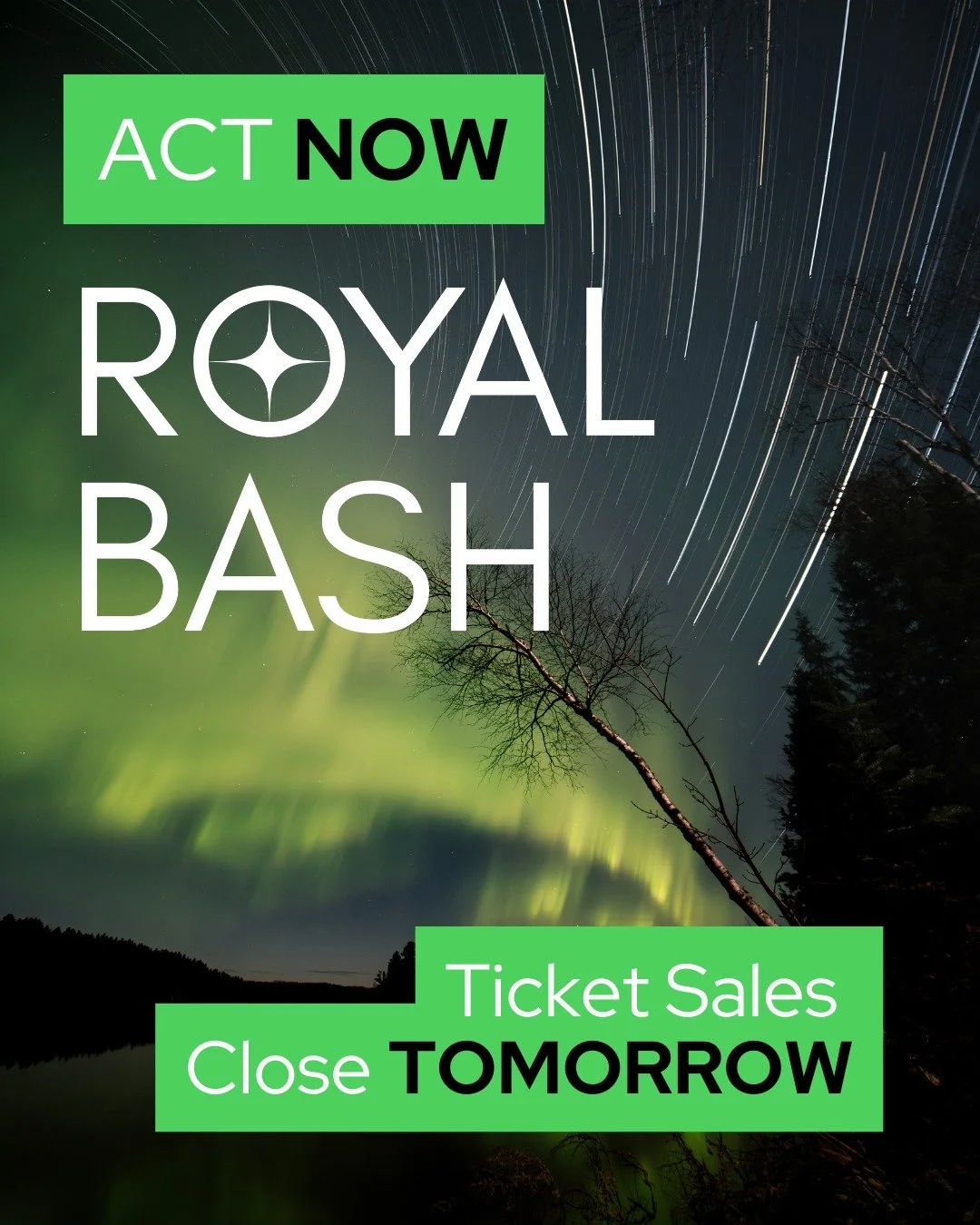 💙🌟 Buy your tickets now to join us on March 14 at Royal Bash. Ticket sales close tomorrow at midnight. 💙🌟 Link in bio.