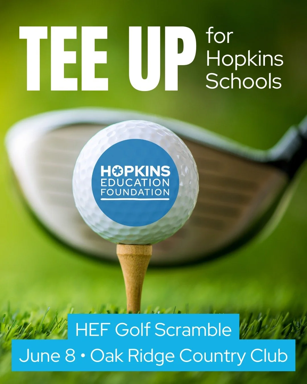 ⛳️ When you play the HEF Golf Scramble 2026 on June 8 at @oakridgemn, you help support grants that kickstart innovative classroom projects at Hopkins Public Schools. So register now at the link in bio to tee up for Hopkins schools! ⛳️ #golf #golftwin