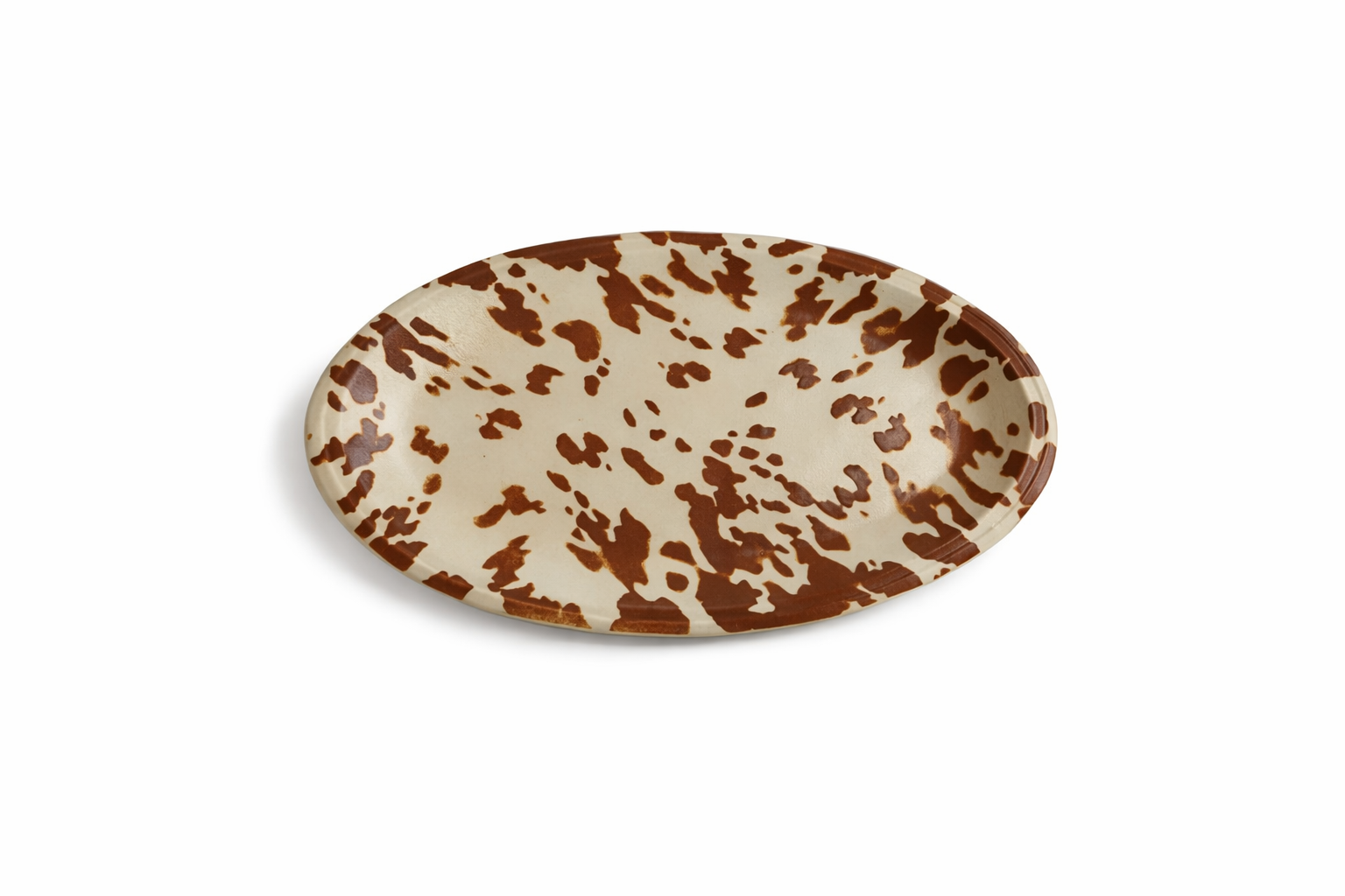 Oval Platter in Print