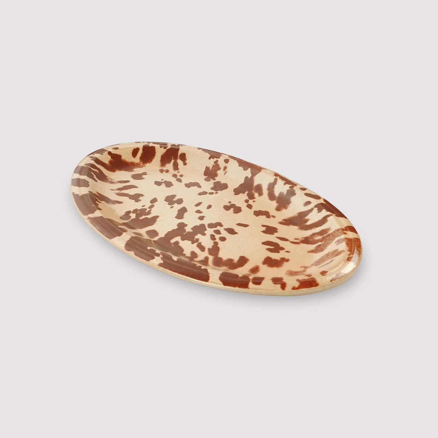 Oval Platter in Print
