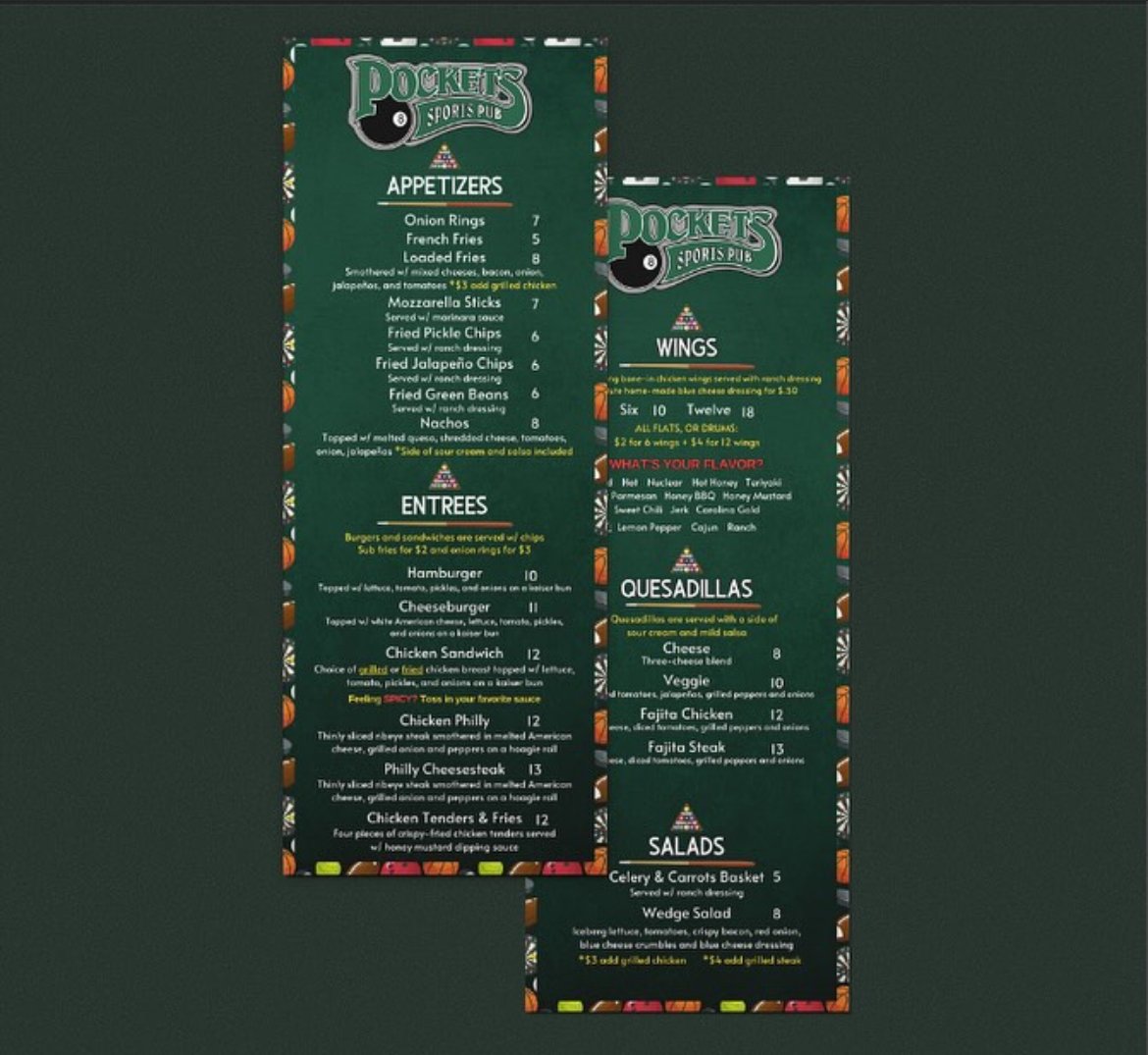 Price List/Menu Design