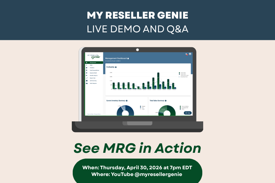 MRG Live Demo and Q&A: April 30, 2026 at 7pm EDT