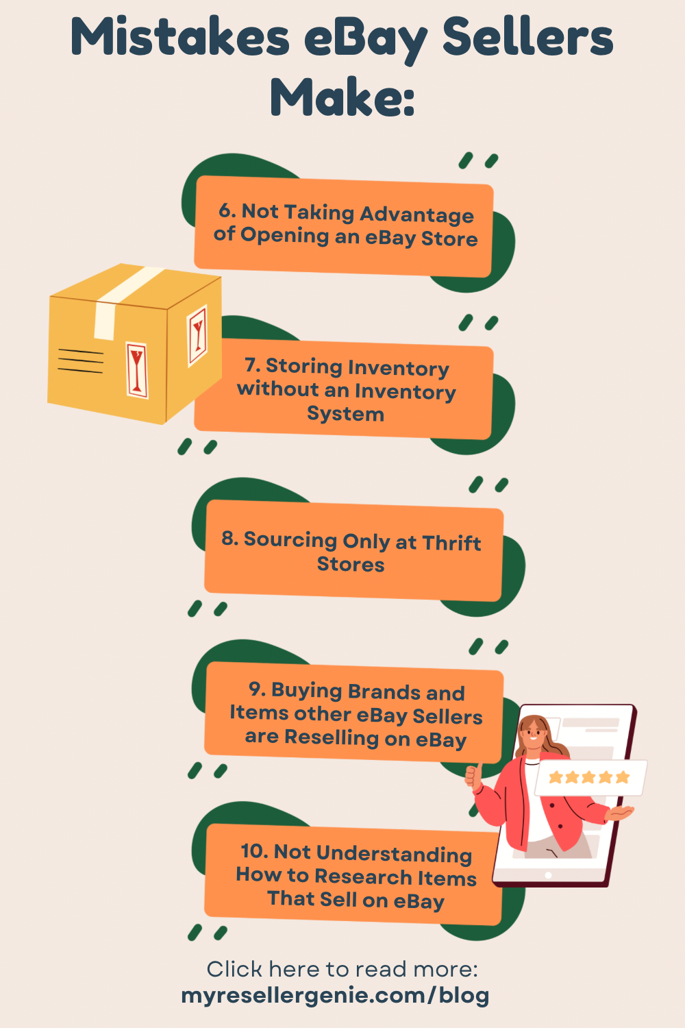 Reselling On eBay: 24 Mistakes New eBay Sellers Make