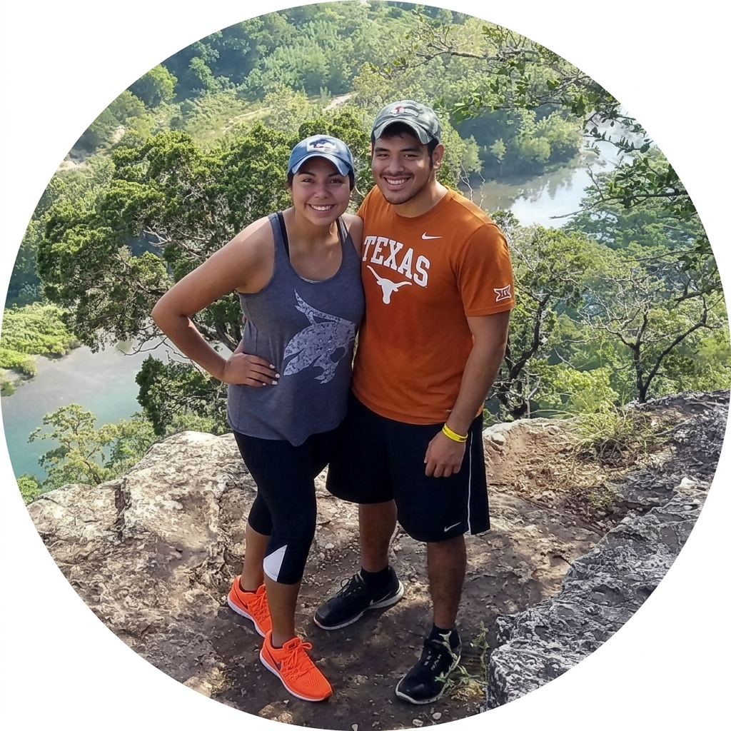 Satisfied home owners with their new roof replacement